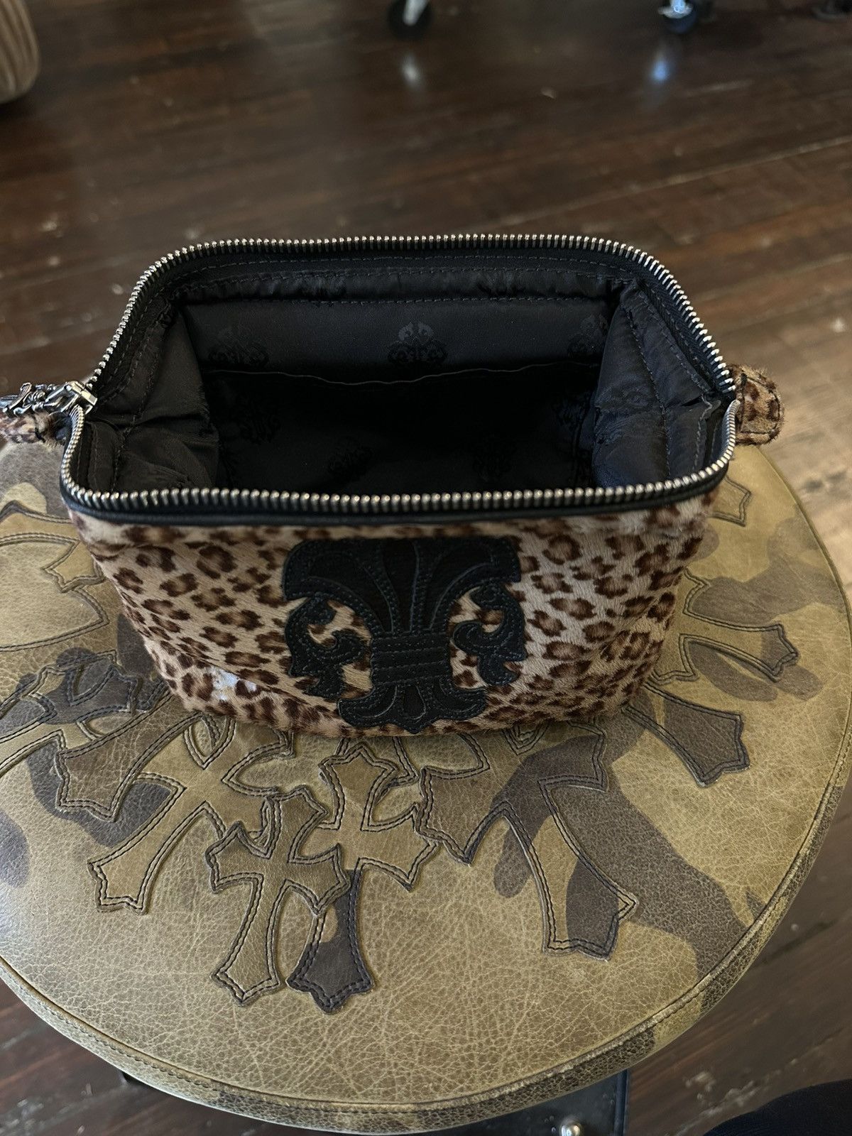 Chrome Hearts CHROME HEARTS CHEETAH PATCH MINI TRAVEL BAG Size ONE SIZE - 4 Thumbnail