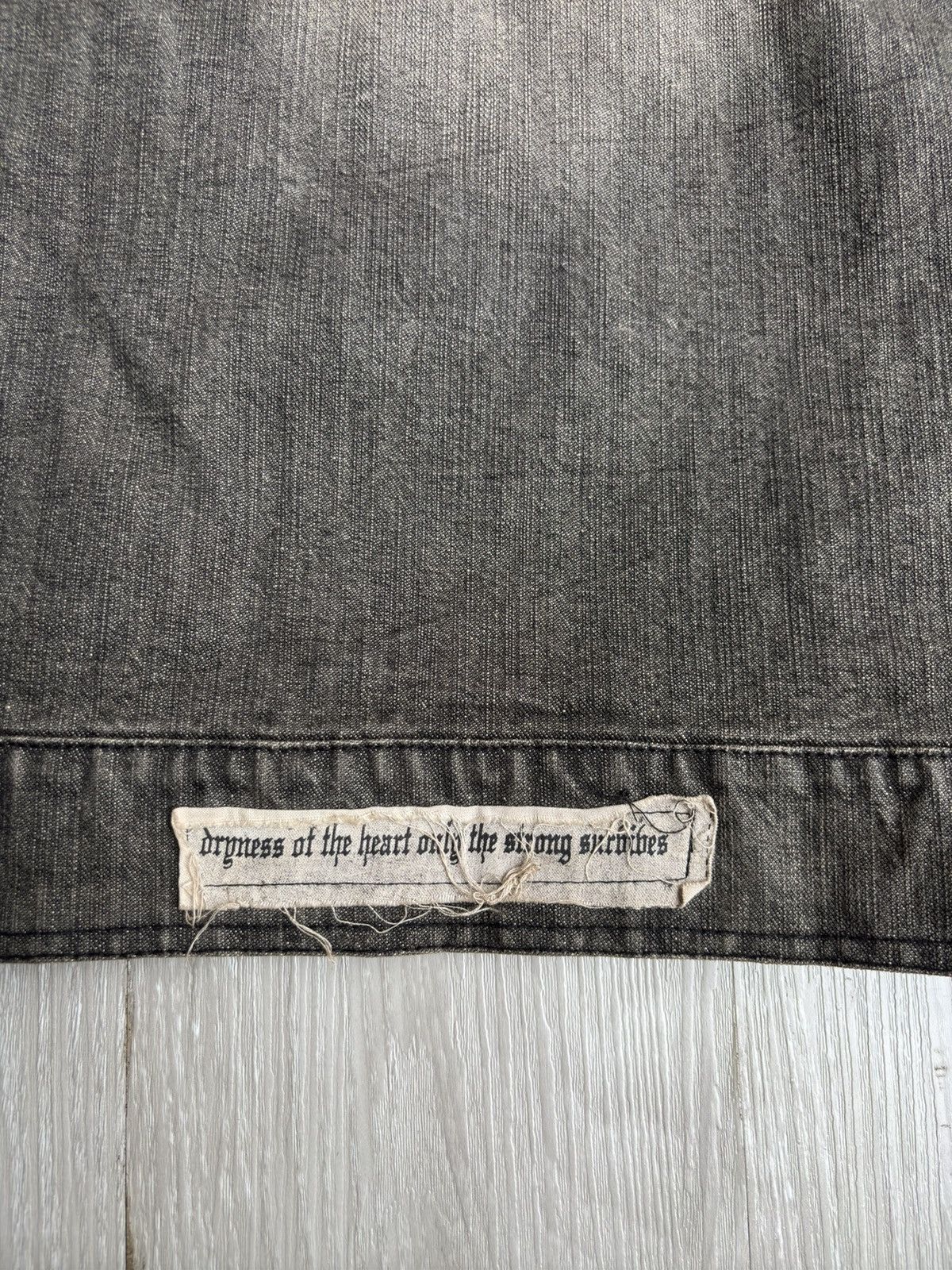 If Six Was Nine IN THE ATTIC fur denim jacket Size US M / EU 48-50 / 2 - 9 Thumbnail
