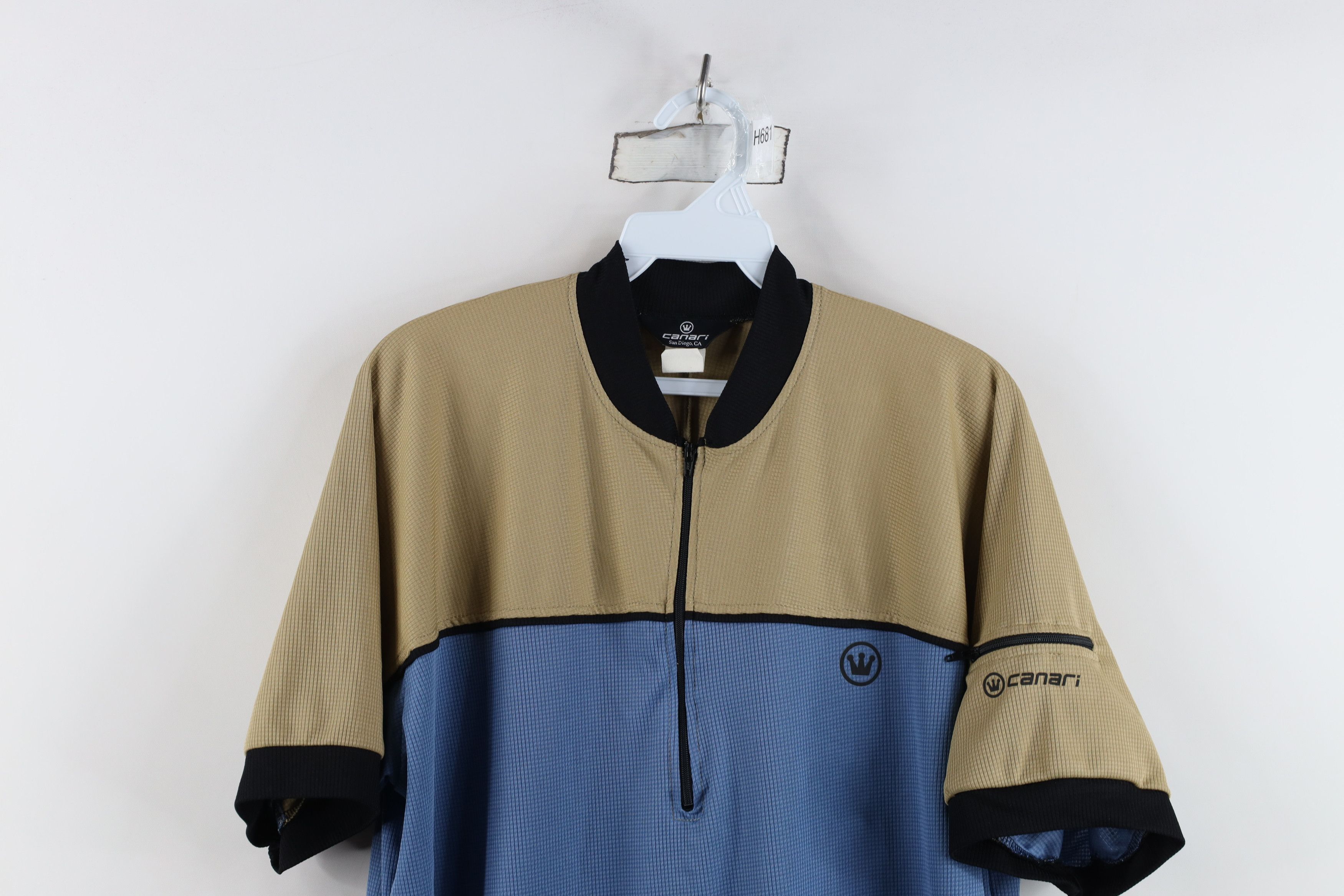 Canari Vintage 90s Canari Knit Bicycle Cycling Jersey Shirt USA Size US L / EU 52-54 / 3 - 2 Thumbnail