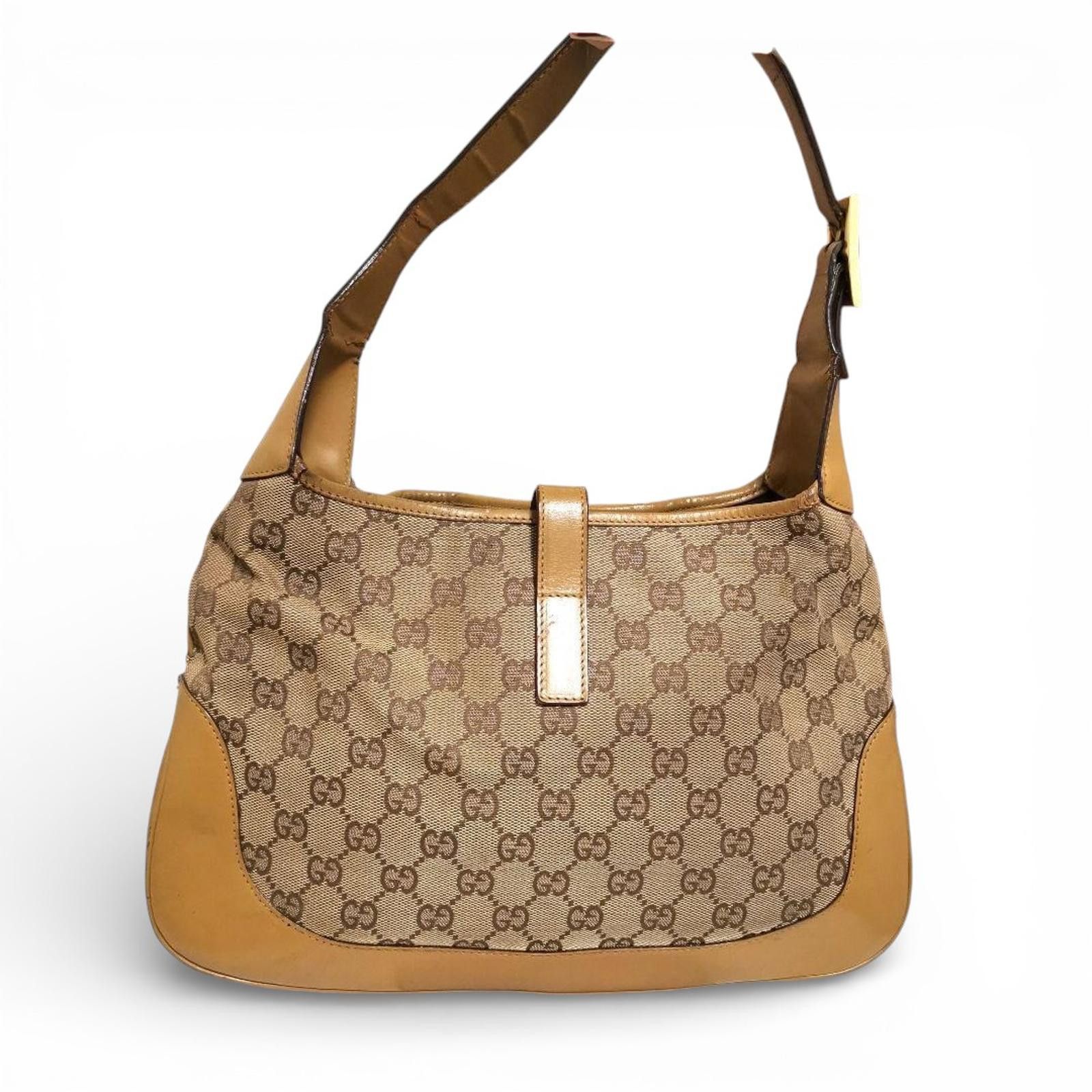 Gucci Gucci - Beige Canvas Shoulder Bag Leather Size ONE SIZE - 2 Thumbnail