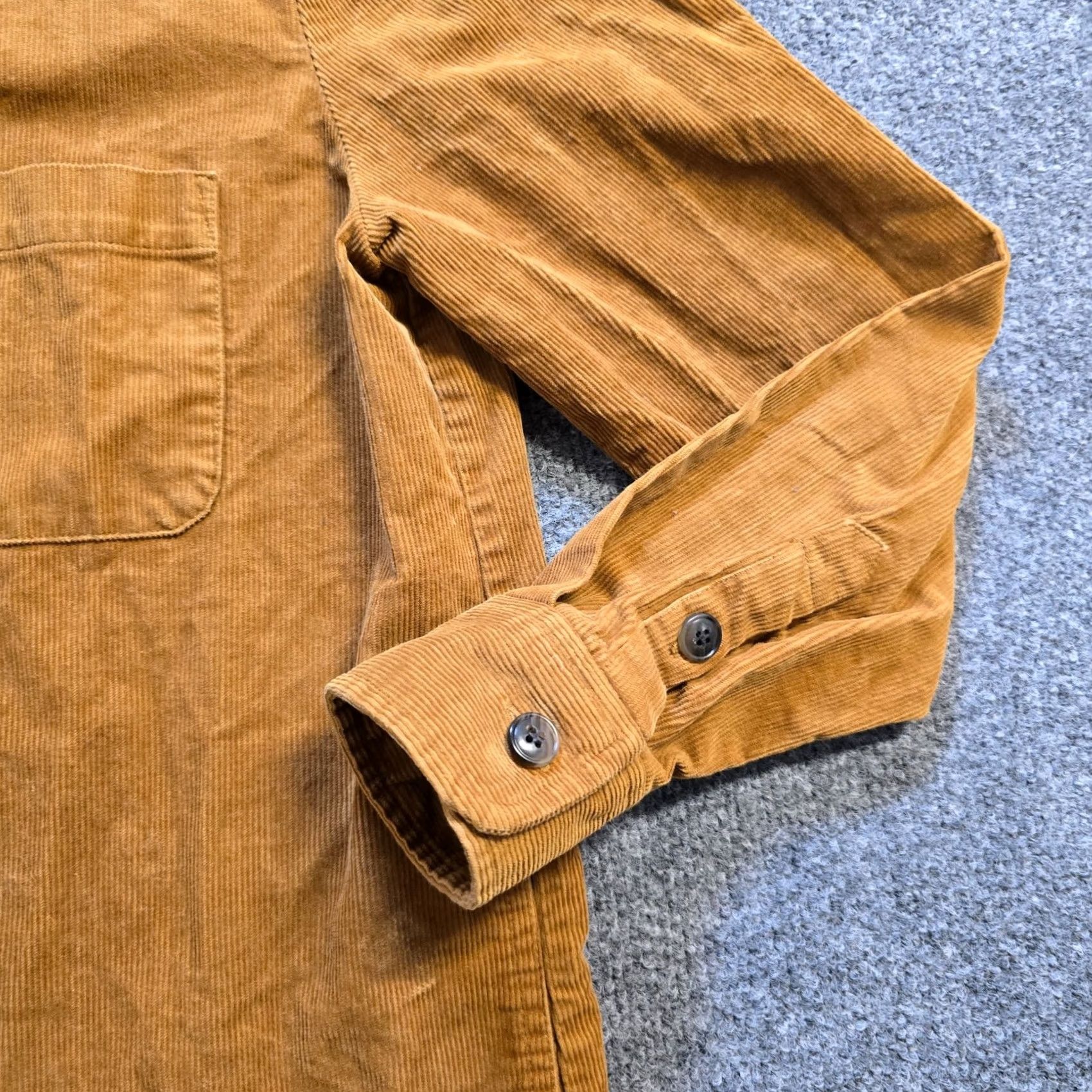 J.Crew J.CREW Blouse Shirt Women XXS Brown Corduroy Tunic Pockets Button Capsule Casual Size XXS / US 00 / IT 34 - 4 Thumbnail