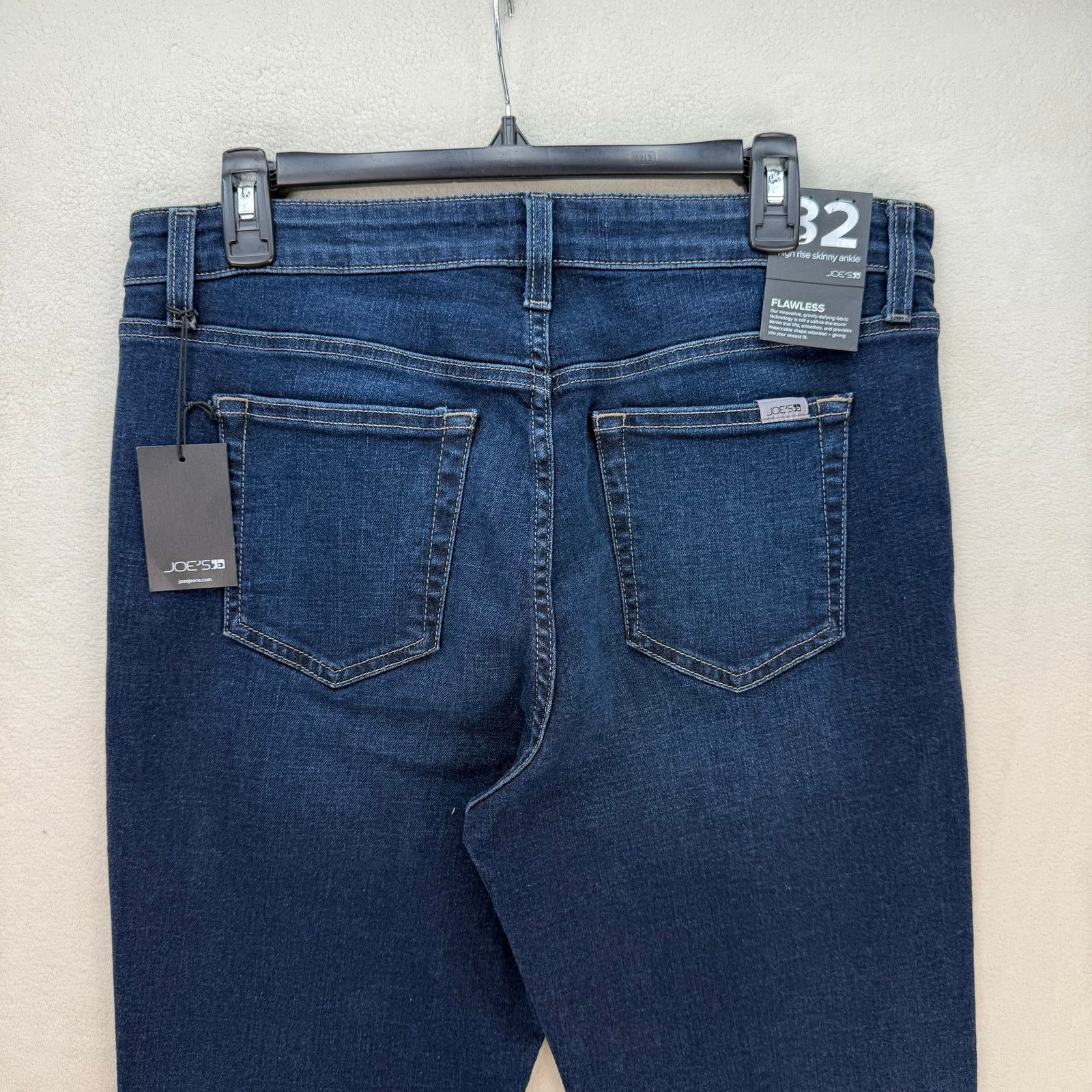 Joe's JOE'S HIGH RISE SKINNY ANKLE WOMEN'S 32 DARK WASH DENIM JE Size 32" / US 10 / IT 46 - 6 Thumbnail