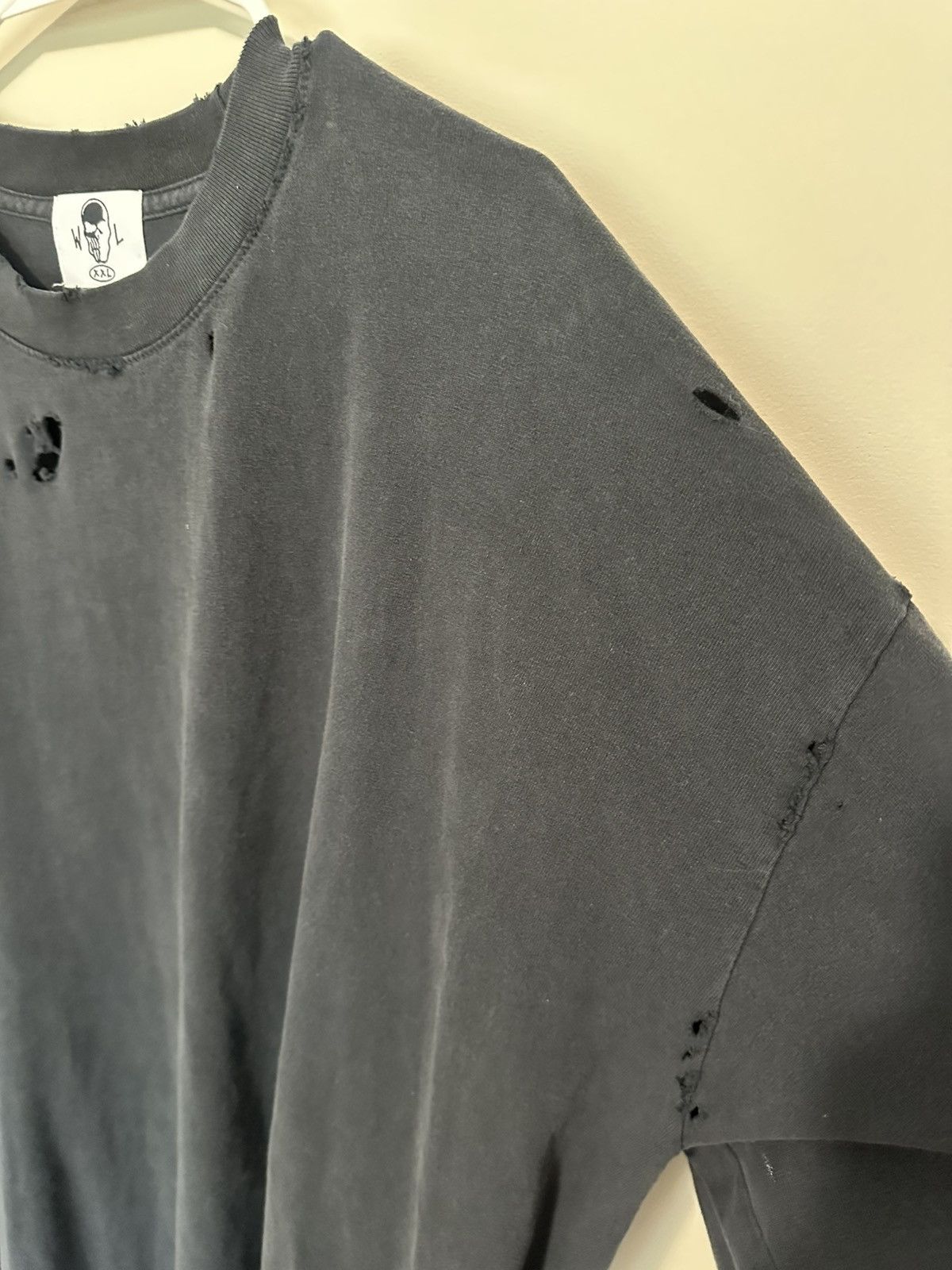Vintage × Warren Lotas Warren Lotas Flame Reaper Distressed Long Sleeve Tee XXL Size US XXL / EU 58 / 5 - 4 Thumbnail