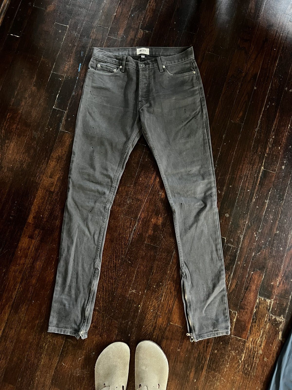 Mintcrew Mintcrew Denim Rockstar Skinnies Paint Splatter Riri 