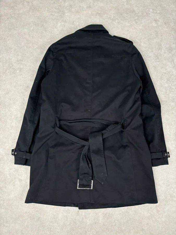 Dior AW2009 Dior Black Wool Double-Breasted Trench Coat by Kris Van Assche Size US M / EU 48-50 / 2 - 7 Thumbnail
