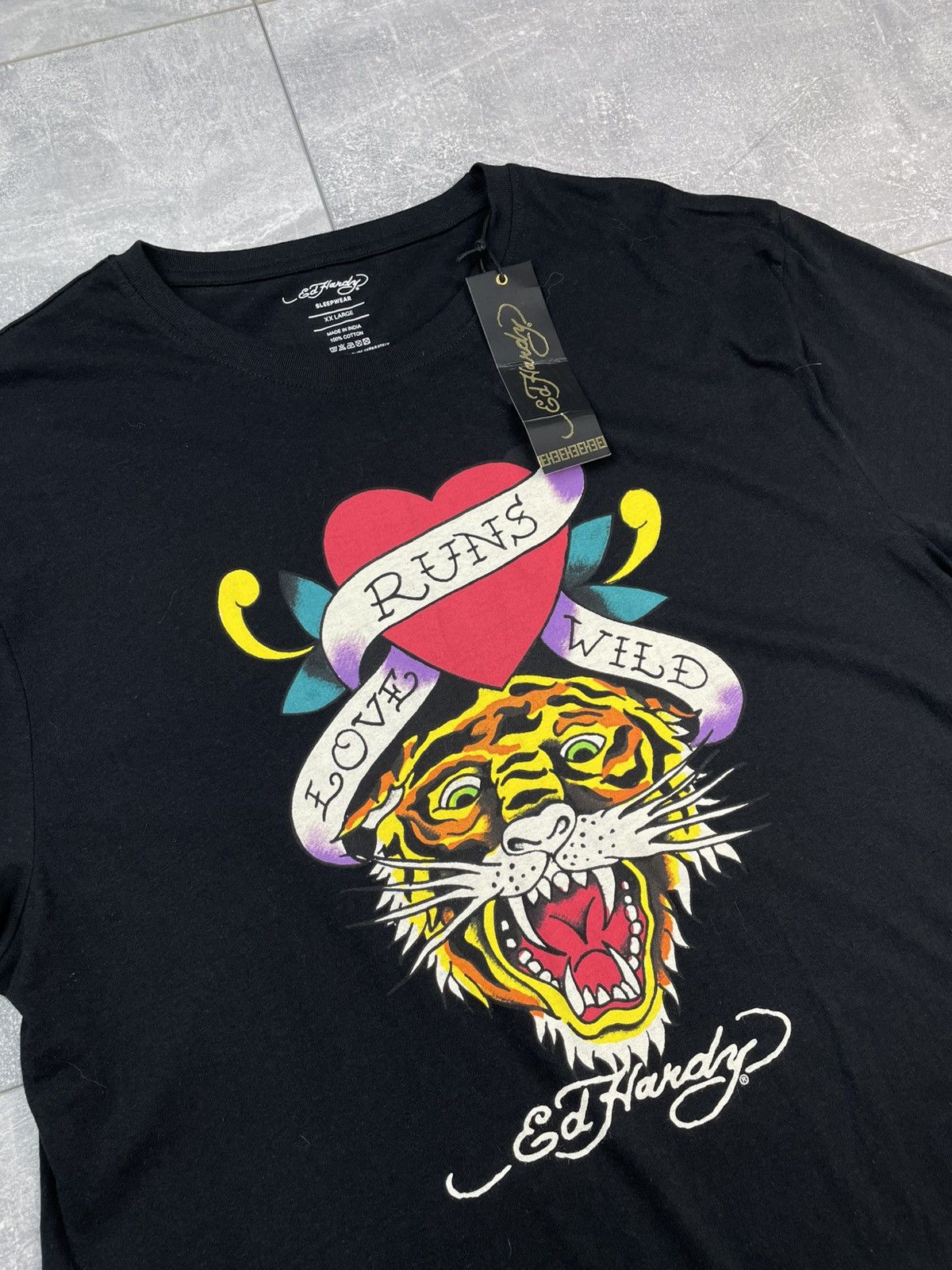 Ed Hardy Ed Hardy T-shirt Big Logo Size US XXL / EU 58 / 5 - 2 Thumbnail