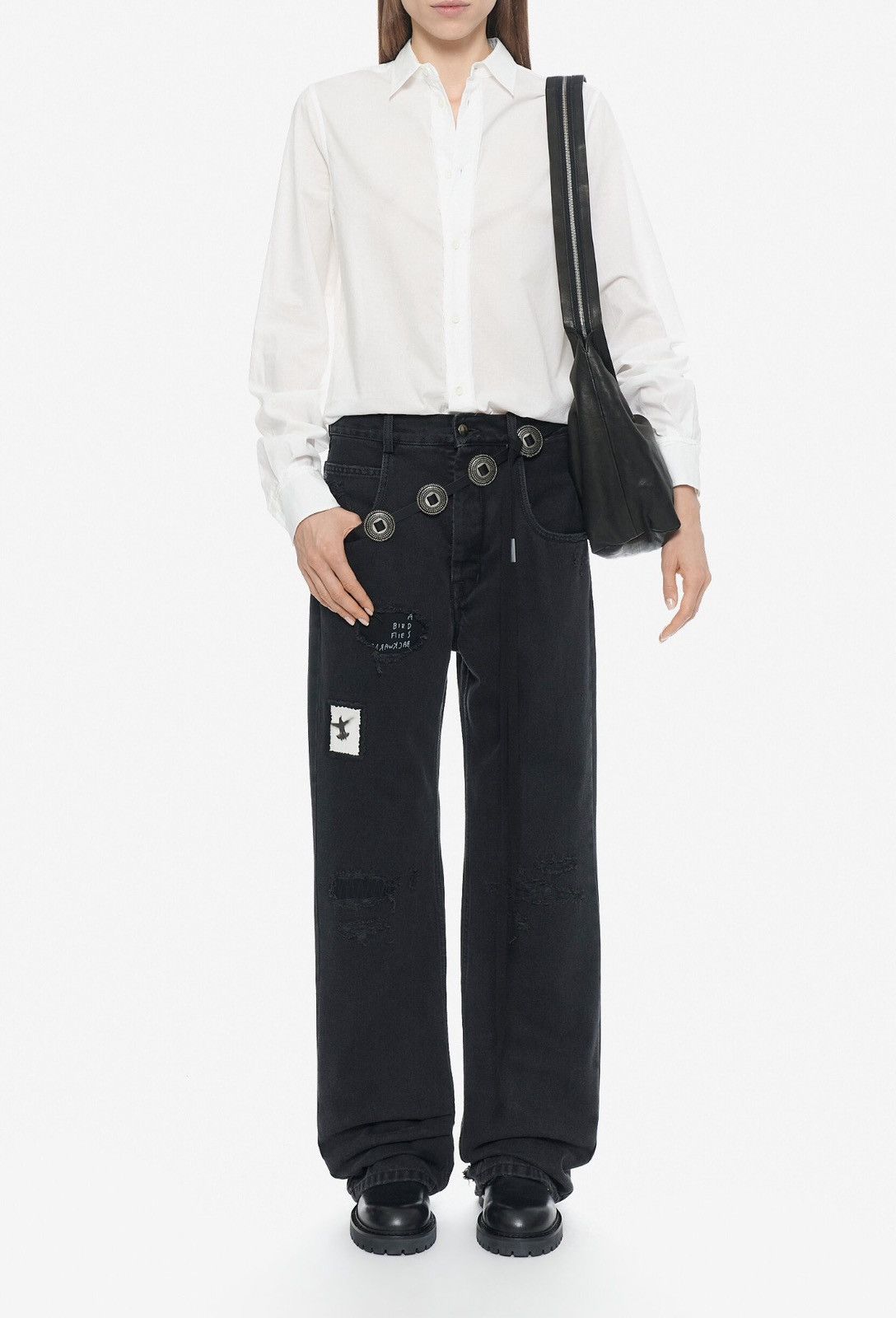 Ann Demeulemeester Last Ann Demeulemeester Cotton White Shirt Size XS / US 0-2 / IT 36-38 - 4 Thumbnail
