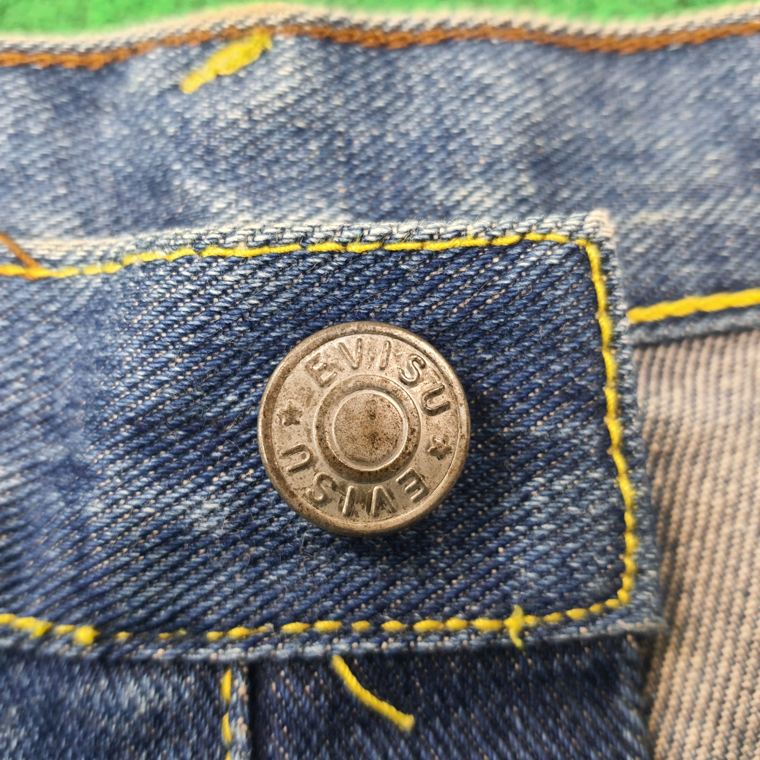 Japanese Brand Vintage Evisu x Doraemon Rare Custom Daicock Jeans C244N25 Size US 32 / EU 48 - 9 Thumbnail