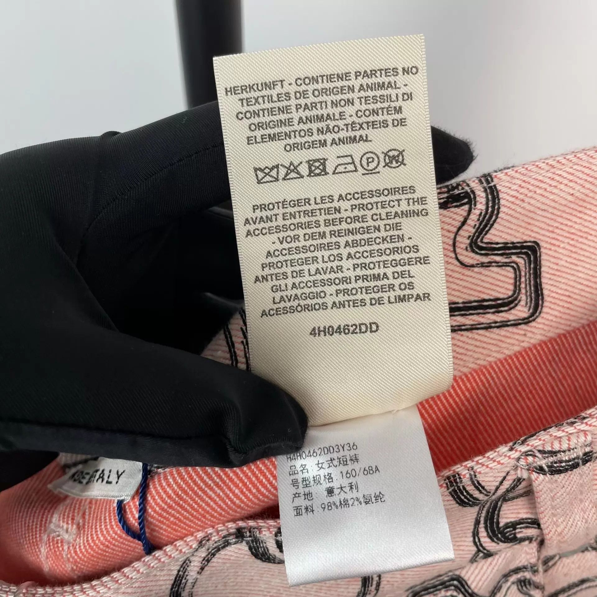 Hermes Hermès Women's Cotton Pink Shorts 36 Size 26" / US 2 / IT 38 - 7 Thumbnail