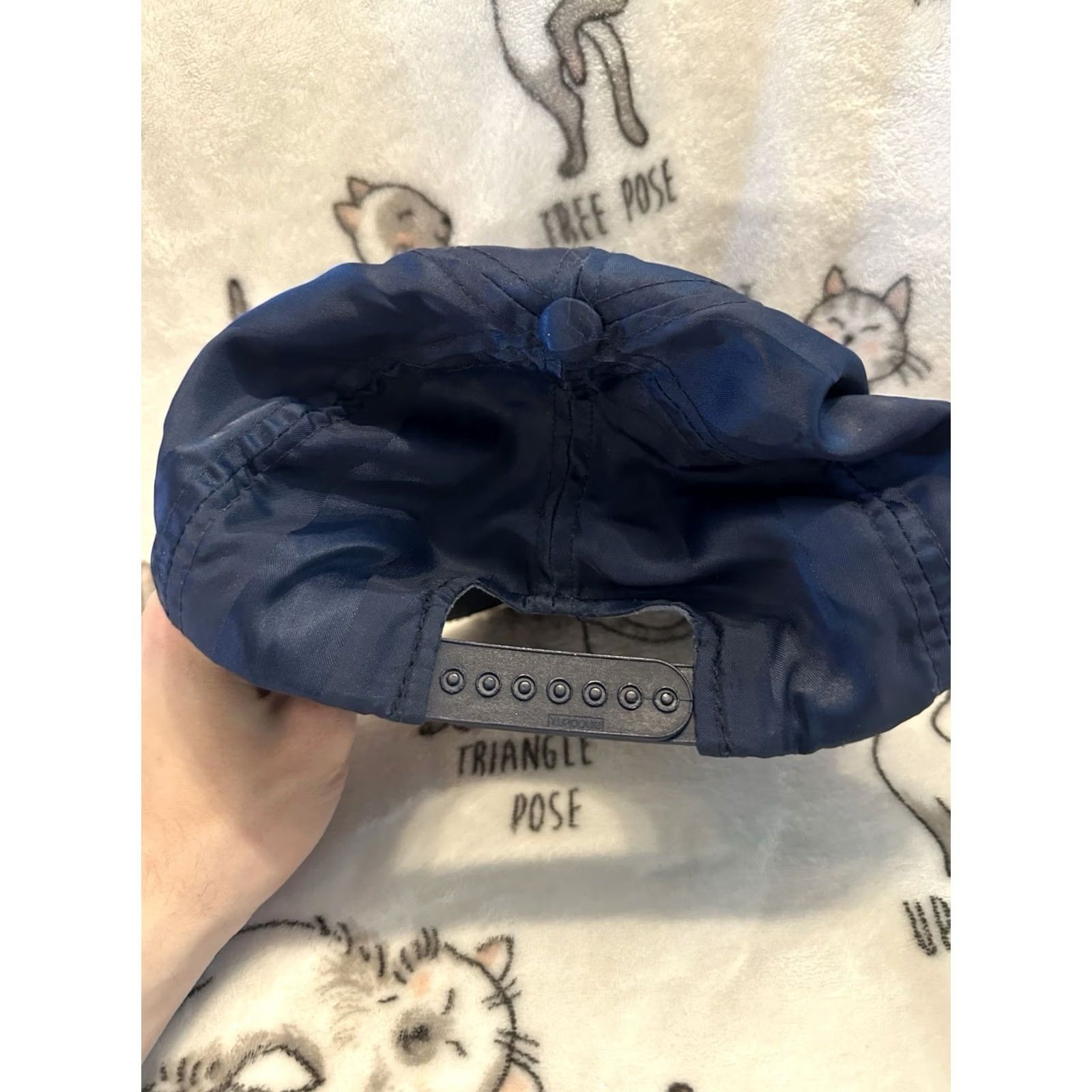 Nautica VINTAGE Nautica Hat Navy Blue Nylon SnapBack Size ONE SIZE - 2 Thumbnail