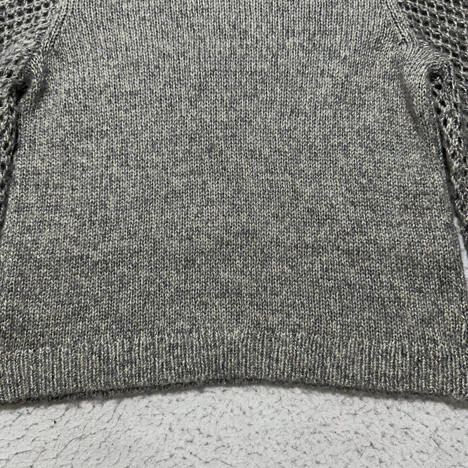 Tommy Bahama Tommy Bahama Small Wool Sweater Sparkle Open Knit Sleeve Size S / US 4 / IT 40 - 12 Thumbnail