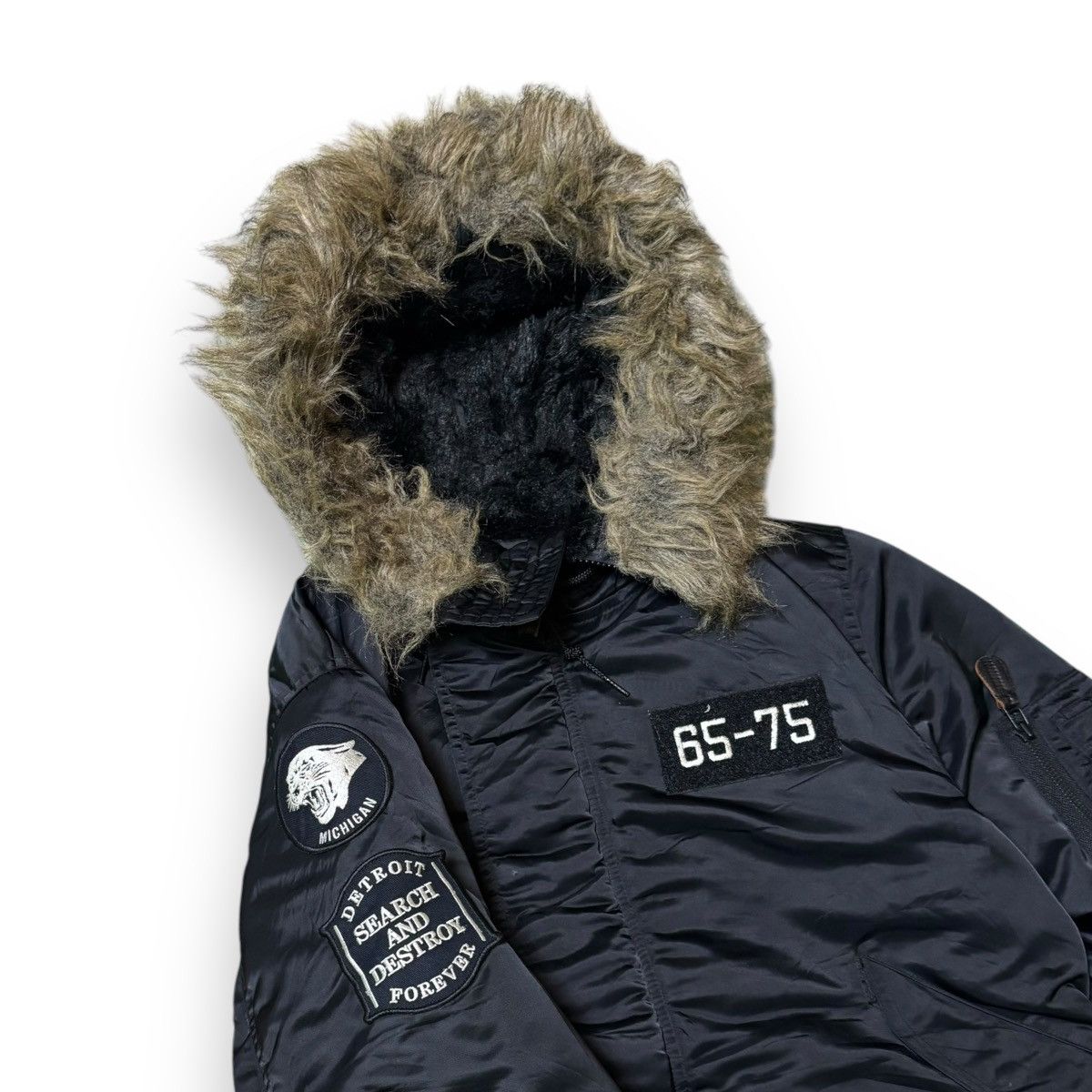 Hysteric Glamour × If Six Was Nine × Le Grande Bleu (L.G.B.) Hysteric Glamour Ifsixwasnine LGB Style fur jacket Y2K japan Size US M / EU 48-50 / 2 - 9 Thumbnail