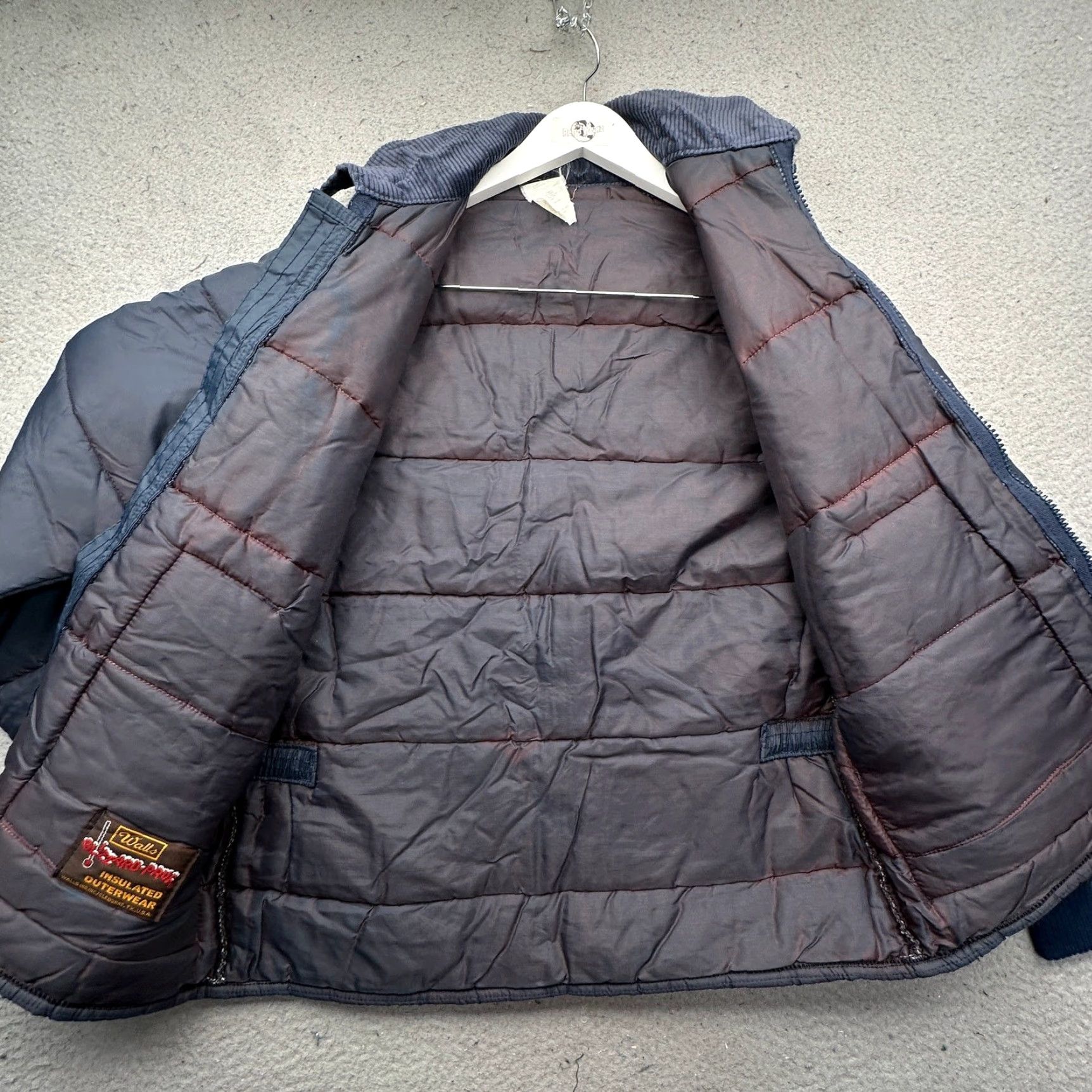 Walls VINTAGE Walls Blizzard Pruf Quilted Puffer Insulated Jacket Mens Medium Blue Size US M / EU 48-50 / 2 - 6 Thumbnail