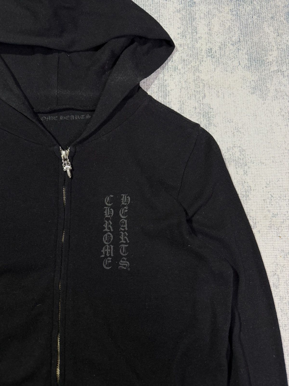 Chrome Hearts Vertical Script RS3 Cross Zip up Size M / US 6-8 / IT 42-44 - 3 Thumbnail