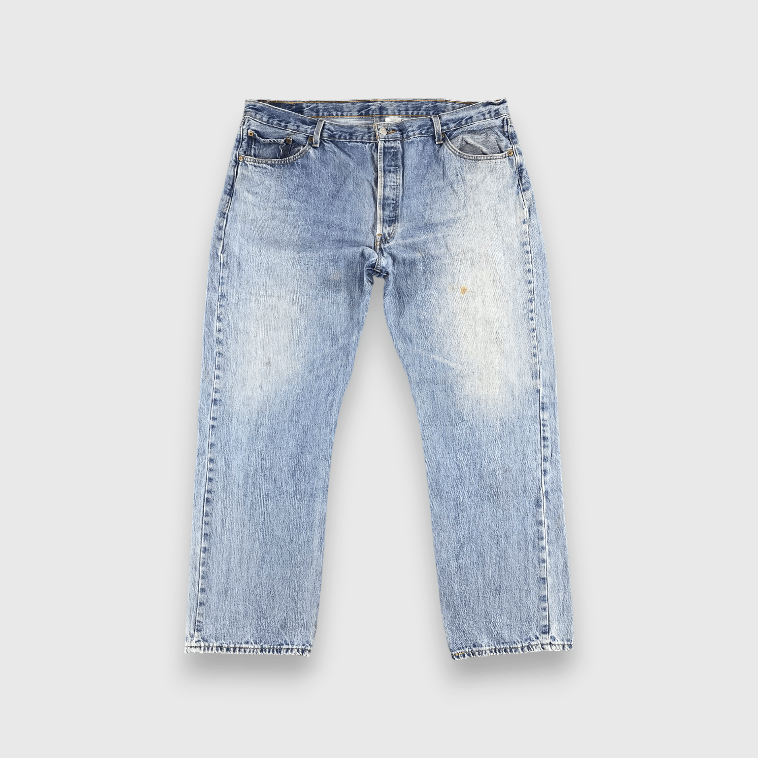 Levi's Vintage 90s Light Wash Levis 501 Jeans-J1230 Size US 42 / EU 58 - 1 Thumbnail