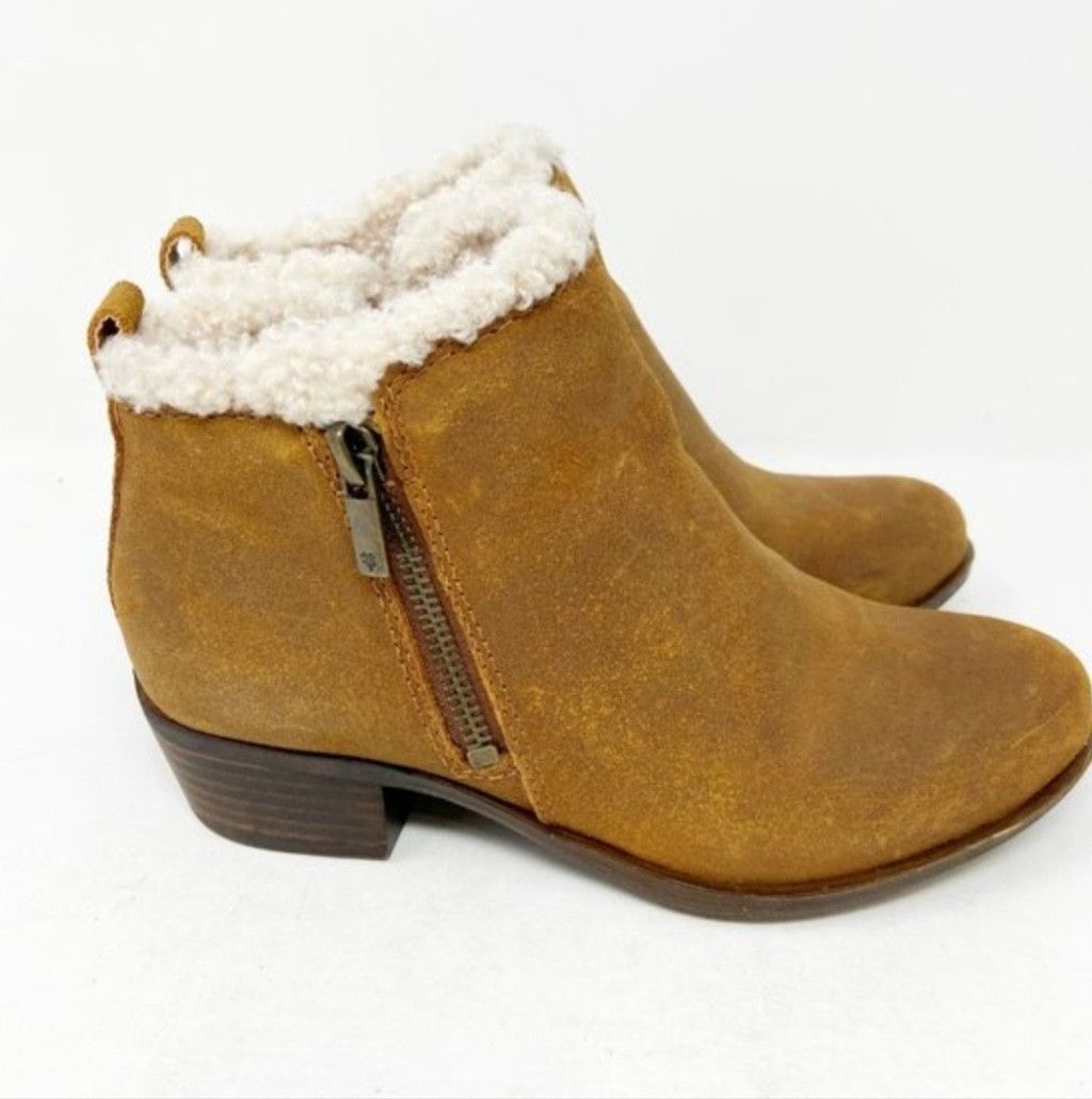 Lucky Brand Lucky Brand Baselsher leather sherpa lined ankle boots 8.5 Size US 8.5 / IT 38.5 - 1 Thumbnail