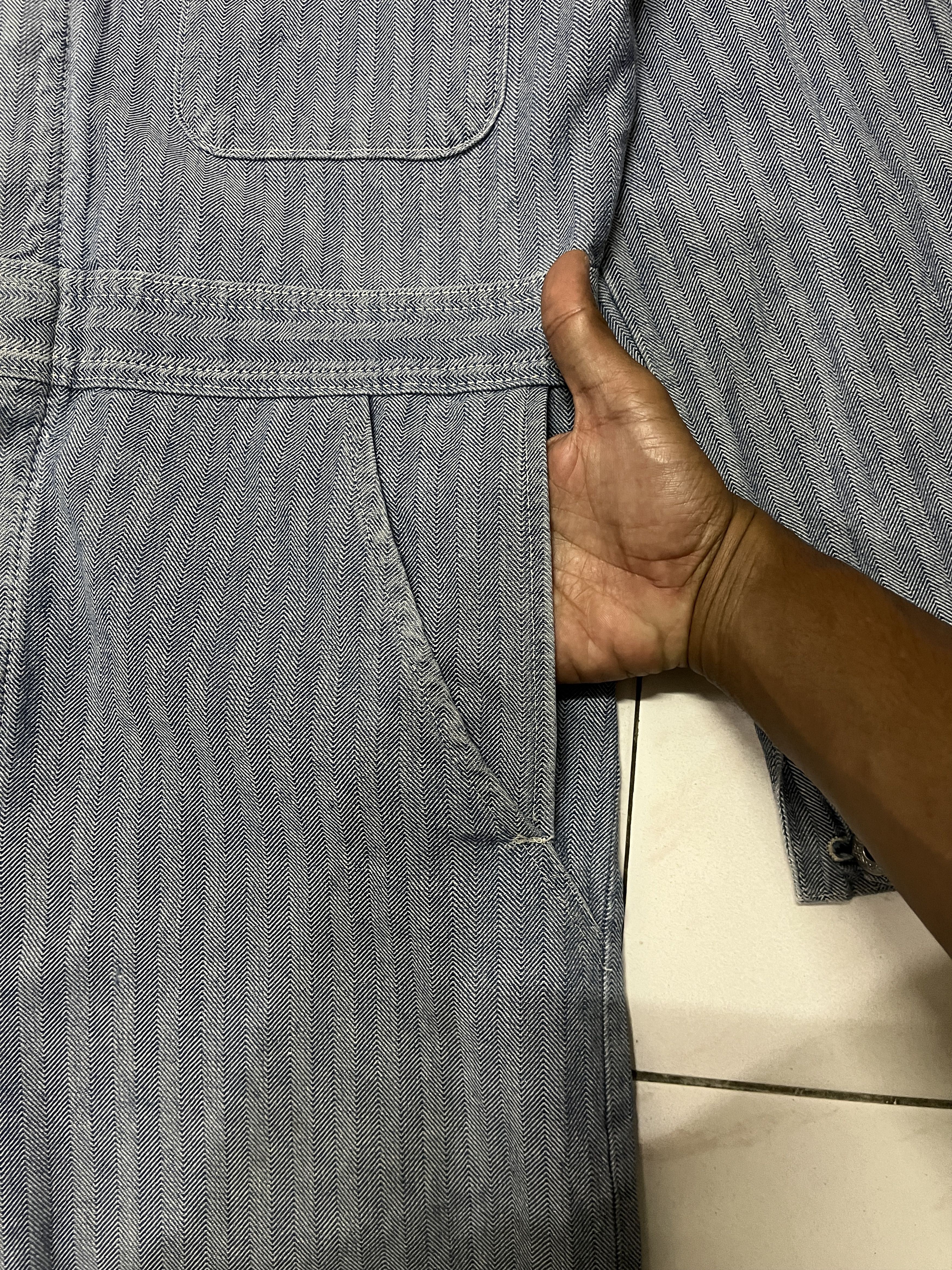 Red Kap Vintage USA Herringbone Twill Workwear Coverall Red Kap Size US L / EU 52-54 / 3 - 11 Thumbnail