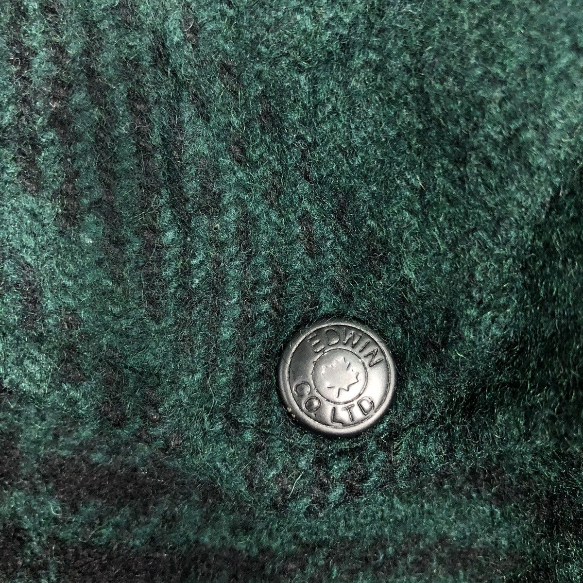 Edwin Vintage Wool Zipper Jacket Edwin Tokyo Fabric Tartan Design Size US L / EU 52-54 / 3 - 19 Thumbnail