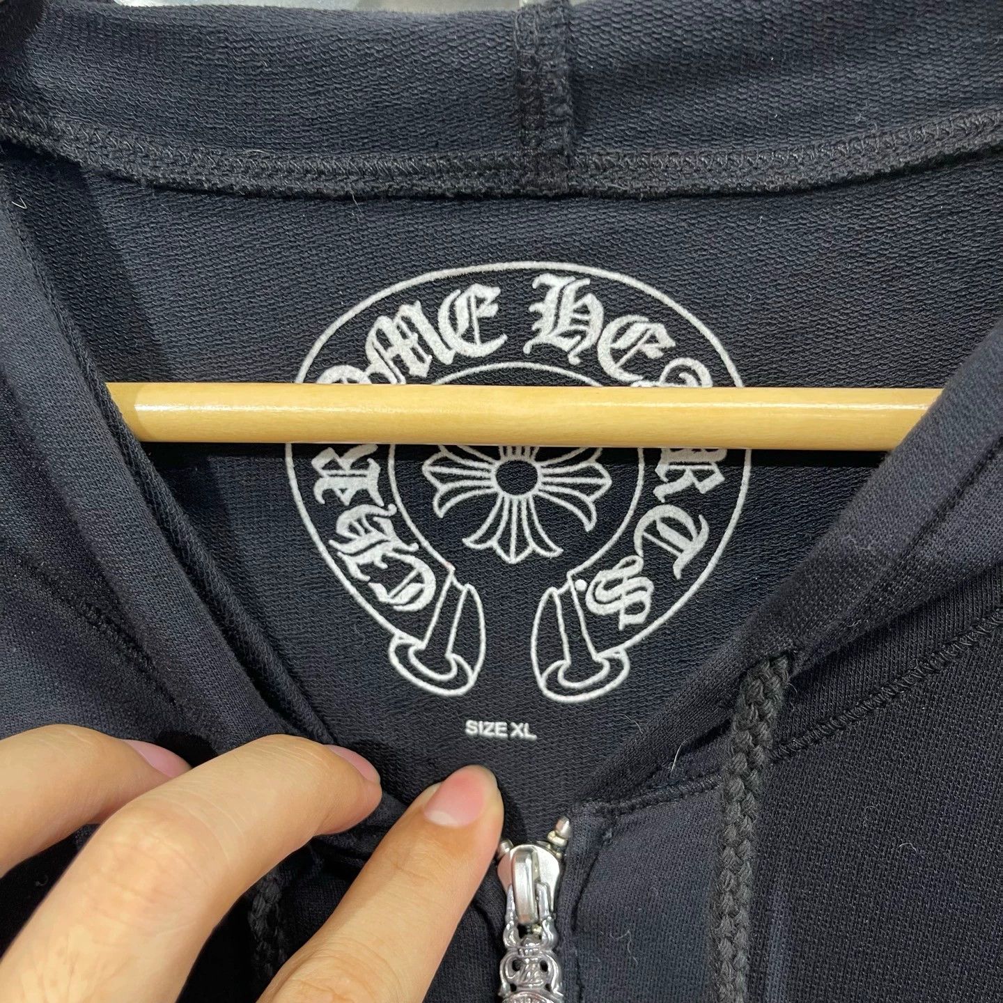 Chrome Hearts Chrome Hearts Black Broken Sword Vine Silver Buckle Jacket XL Size XL / US 12-14 / IT 48-50 - 3 Thumbnail