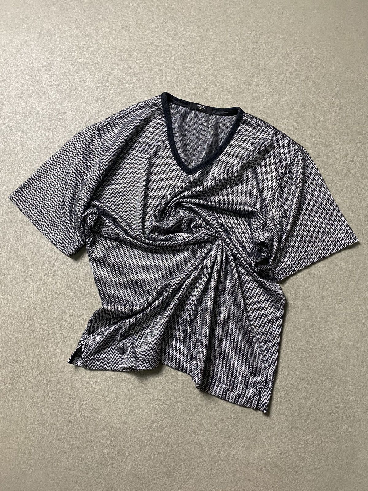 Nicole Selection Glow Abstract Striped Tshirt