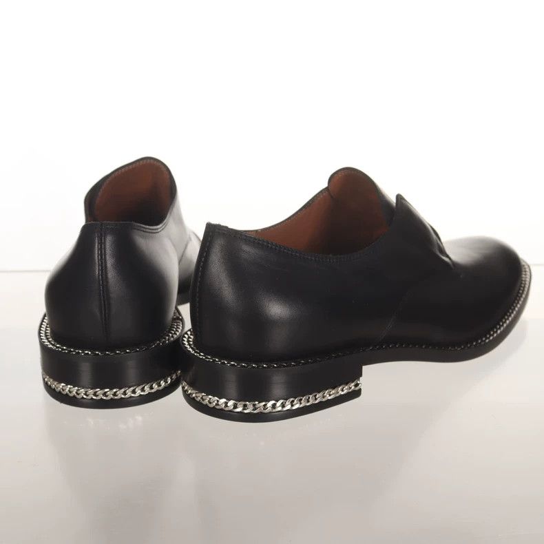Givenchy Givenchy Solid Color Leather Men's Business Shoes Size US 6.5 / EU 39-40 - 4 Thumbnail