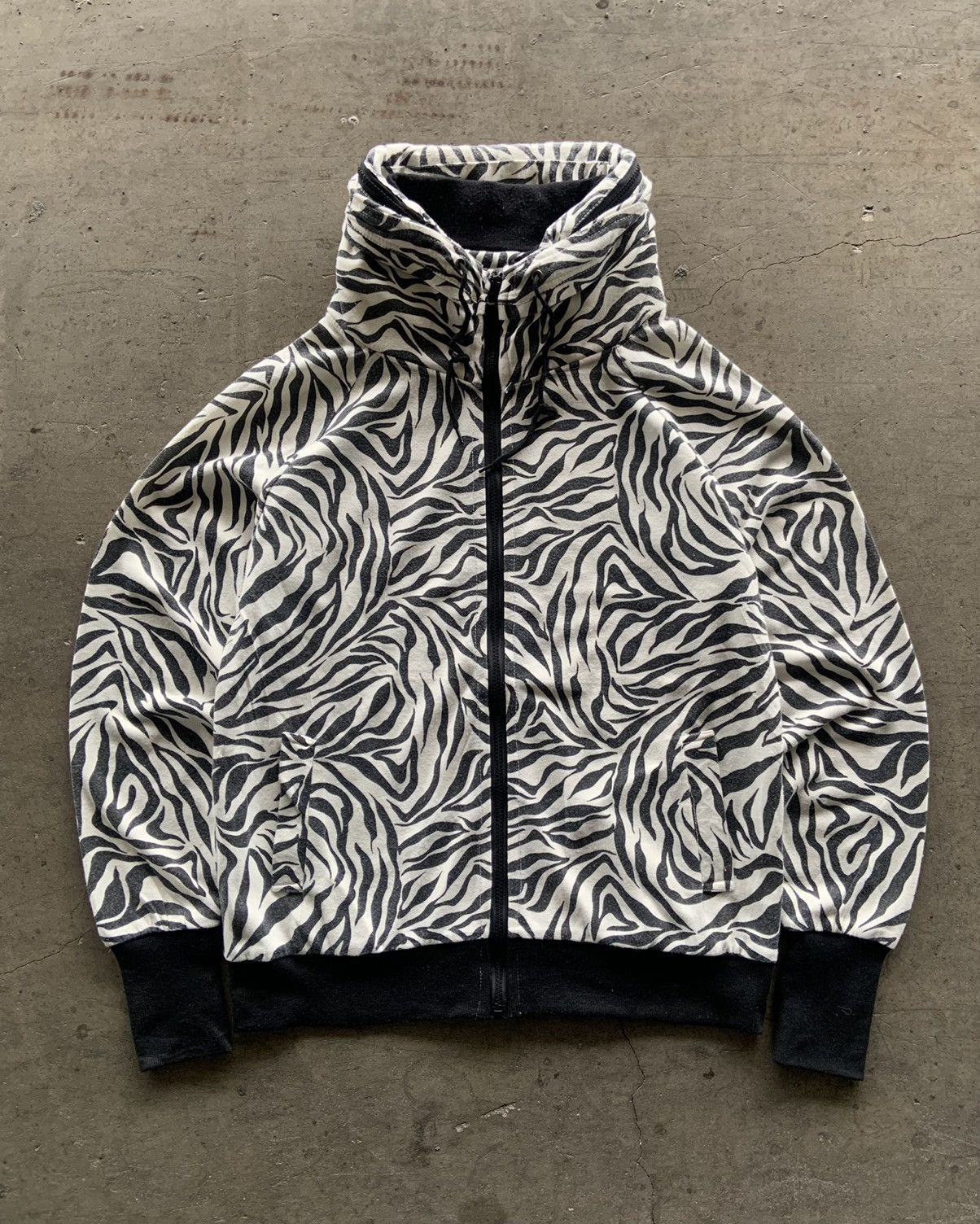 If Six Was Nine 2000s Ghetta ifsixwasnine lgb style Zebra Bono Jacket Size US L / EU 52-54 / 3 - 2 Thumbnail