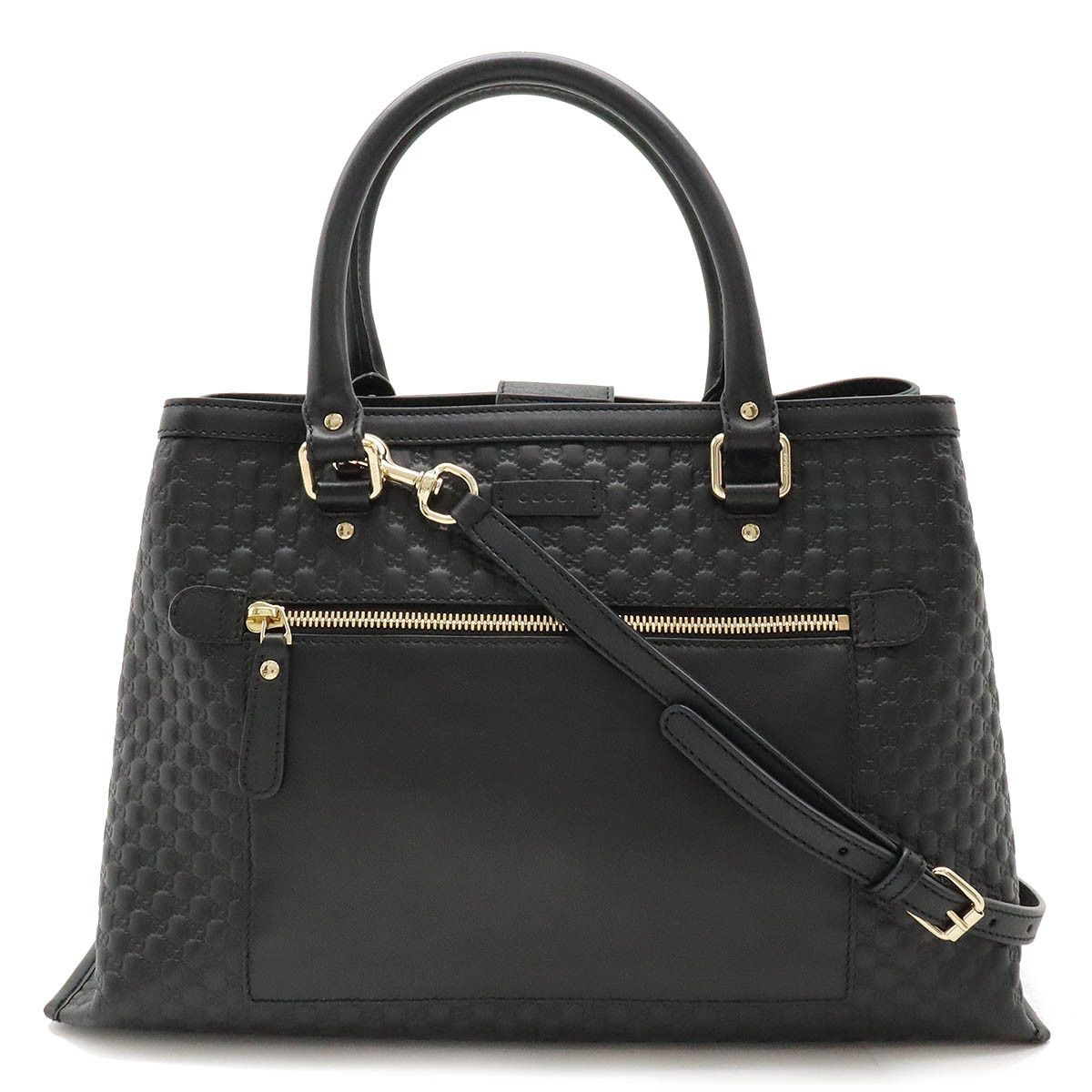 Gucci Gucci Microguccissima Leather Tote Bag Black Leather Tote Bag 510291
