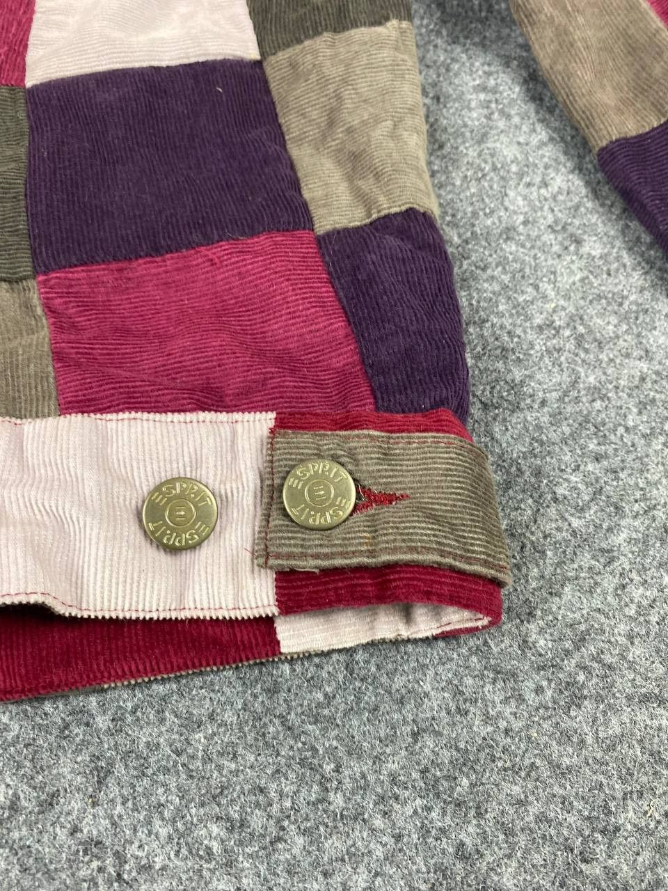 Esprit esprit multicolor patchwork corduroy jacket nice design Size US M / EU 48-50 / 2 - 10 Thumbnail