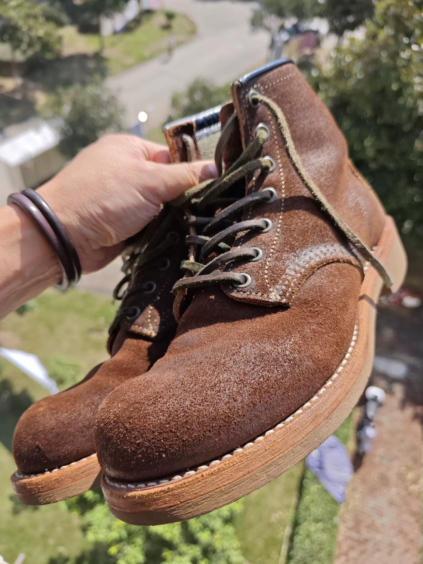 Red Wing Redwing 4618 7D Collaboration Suede Work Boots Size US 7 / EU 40 - 1 Thumbnail