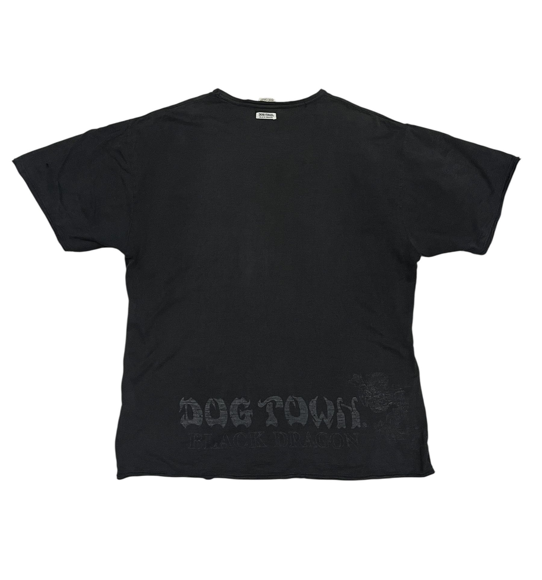 Dogtown Vintage Skate Black Dragon Distressed Beauty Beast Shirt Size US XL / EU 56 / 4 - 2 Thumbnail