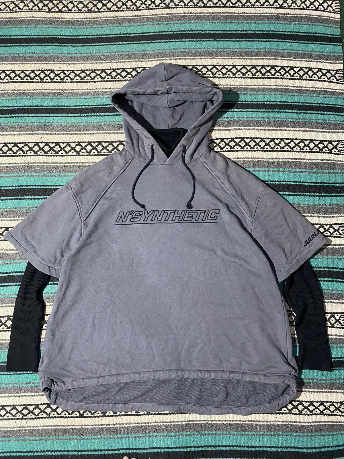 Juun.J 2000s Juun.J - SAMPLE Reconstre Layared Hoodie Size US XL / EU 56 / 4 - 1 Thumbnail