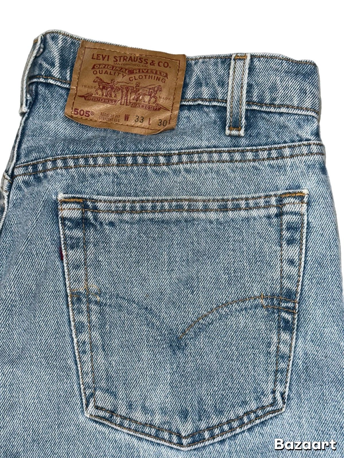 Levi's Levis 505 x waist 33 Size US 33 - 5 Thumbnail