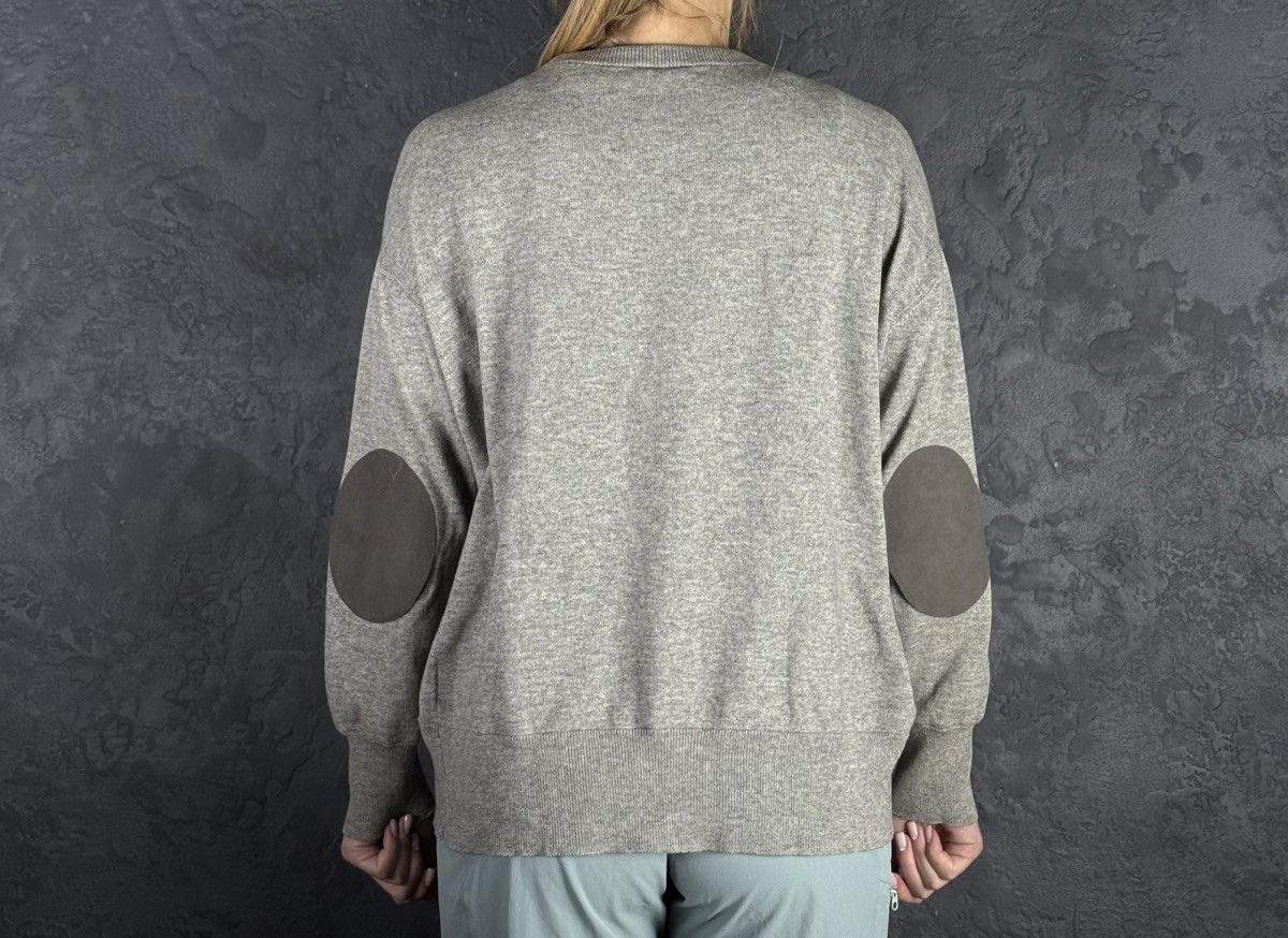 Brunello Cucinelli BRUNELLO CUCINELLI Cashmere Elbow Patch Women’s Sweater Size M / US 6-8 / IT 42-44 - 3 Thumbnail