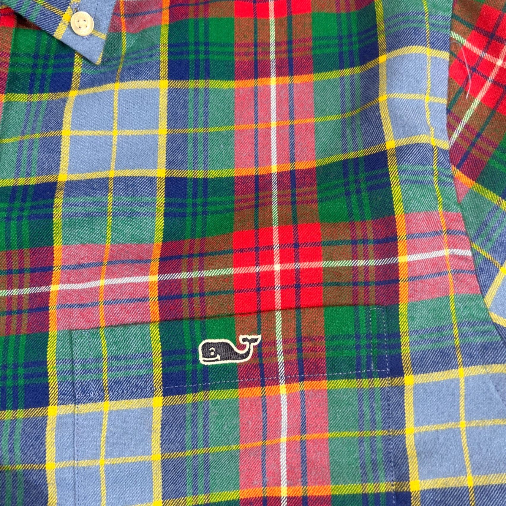 Vineyard Vines Vineyard Vines Tucker Shirt Mens M Button-Up Slim Fit Color Plaid Multicolor Polyester Classic Colorful Size US M / EU 48-50 / 2 - 5 Thumbnail