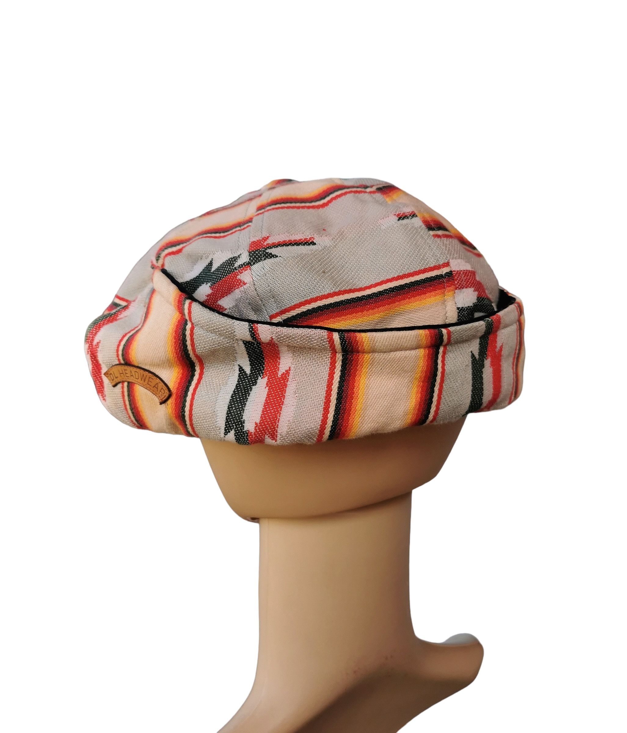 Vintage DL Headwear Navajo Flat Cap Size 38 - 6 Thumbnail