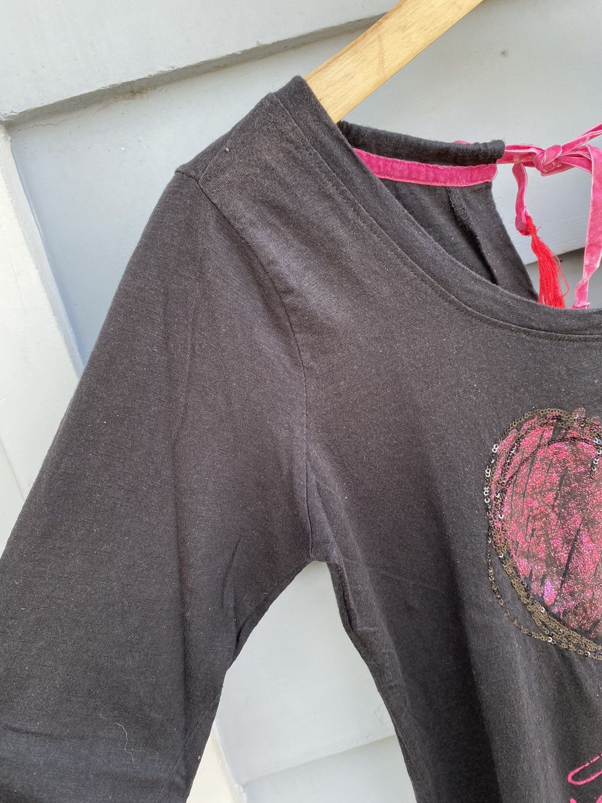 Japanese Brand Desigual Love Hearts Embroidery Size M / US 6-8 / IT 42-44 - 4 Thumbnail