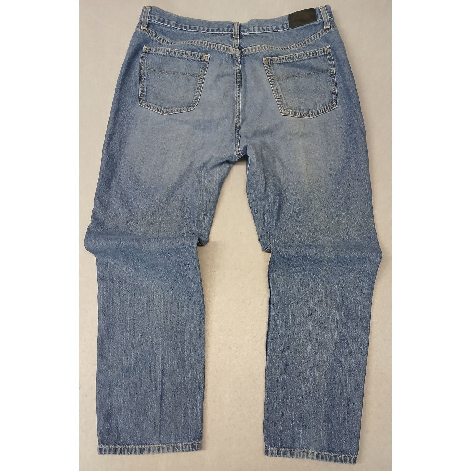 Alfani Alfani (34x30) Men's Straight Leg Blue Denim Jeans Size US 34 / EU 50 - 9 Thumbnail