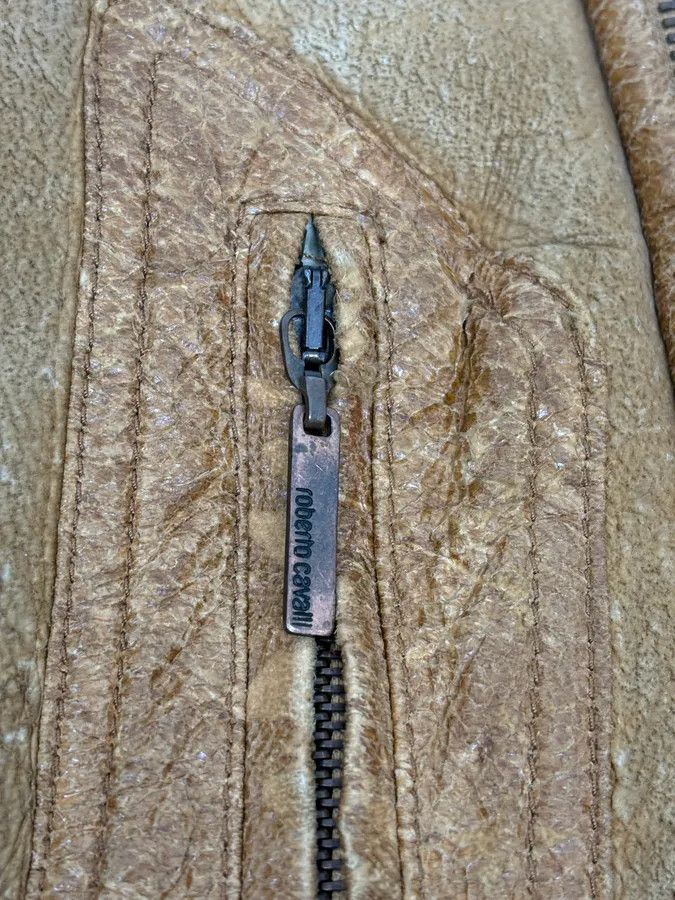 Roberto Cavalli 2000s Roberto Cavalli Camel Premium Shearling Jacket Size US L / EU 52-54 / 3 - 9 Thumbnail