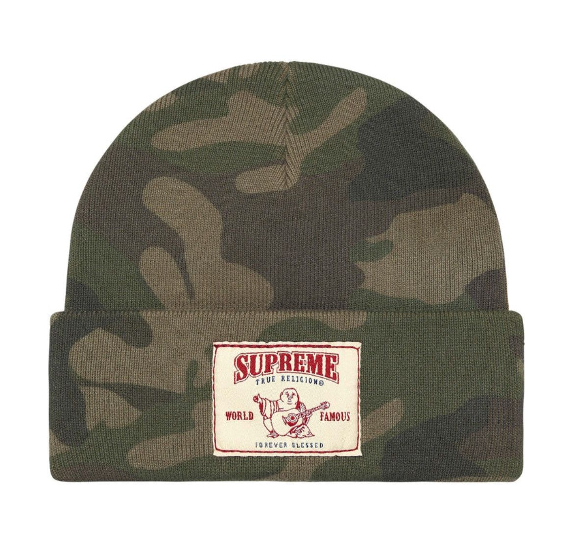 Supreme × True Religion Supreme True Religion Beanie Camo FW25 Size ONE SIZE - 2 Thumbnail