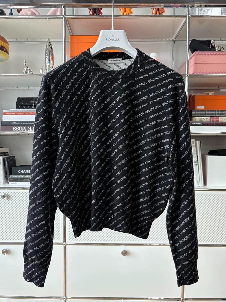Other Balenciaga size 38 Crewneck knit pullover in black Size US XS / EU 42 / 0 - 1 Thumbnail