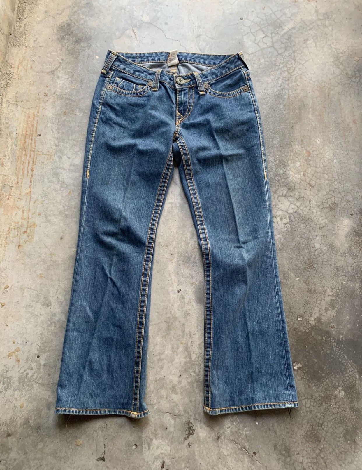 True Religion Vintage Y2K True Religion Wide Leg Bootcut Jeans Rare Size US 32 / EU 48 - 4 Thumbnail