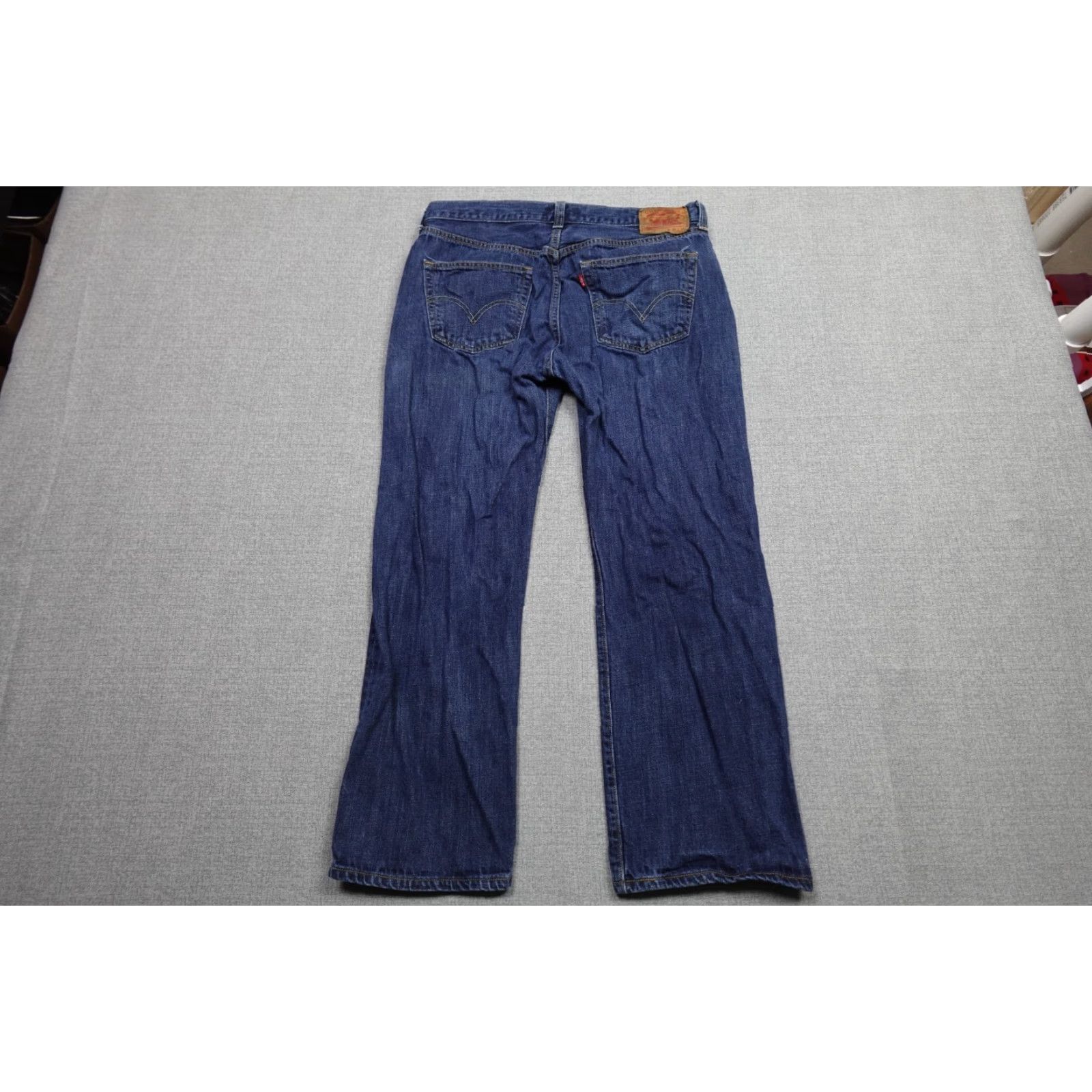 Levi's Levi's 501 Jeans Mens 36x30 Blue Regular Fit Button Fly Relaxed Western USA Dark Jeans Size US 36 / EU 52 - 5 Thumbnail