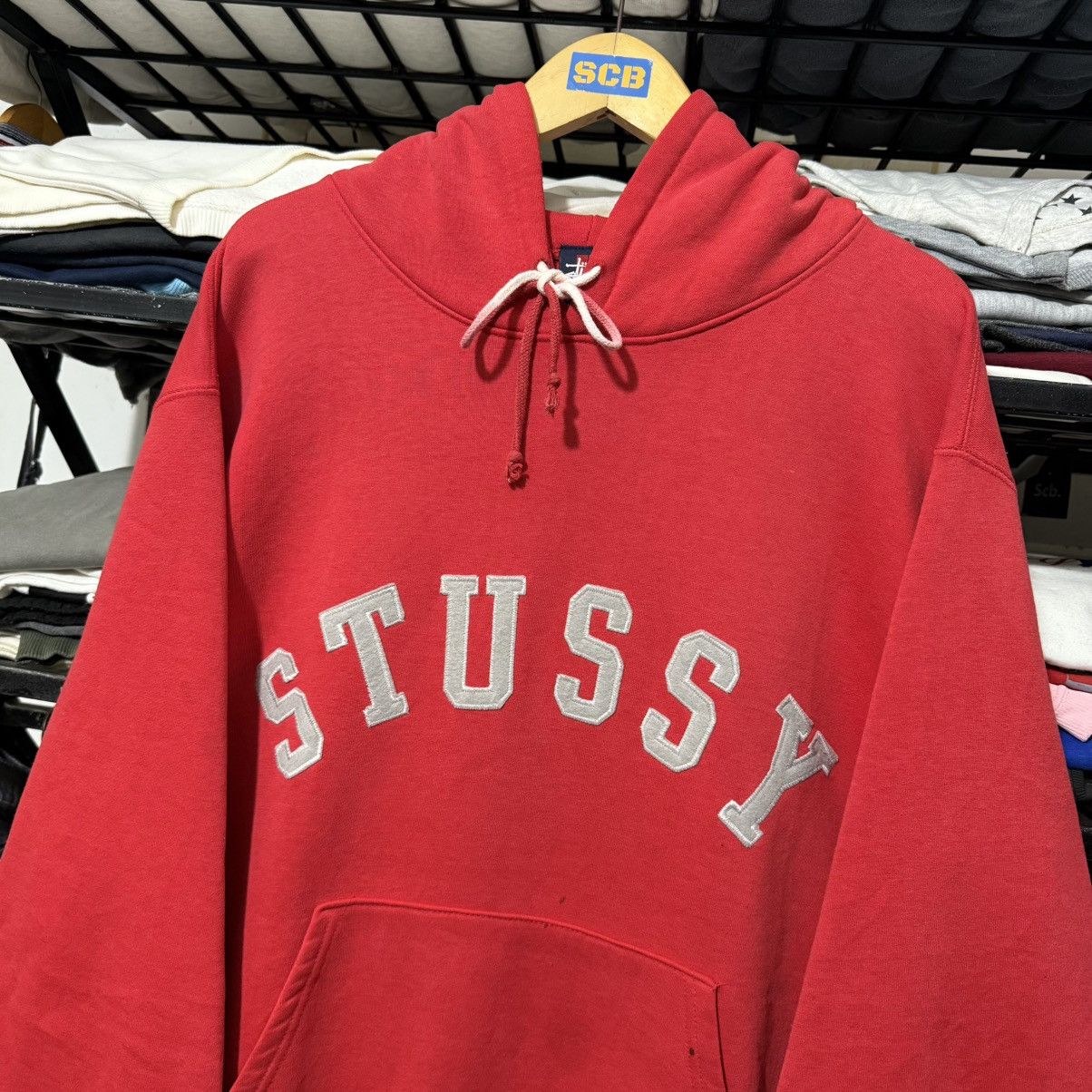 Stussy Vintage 90s stussy usa spell out hoodie Size US L / EU 52-54 / 3 - 2 Thumbnail