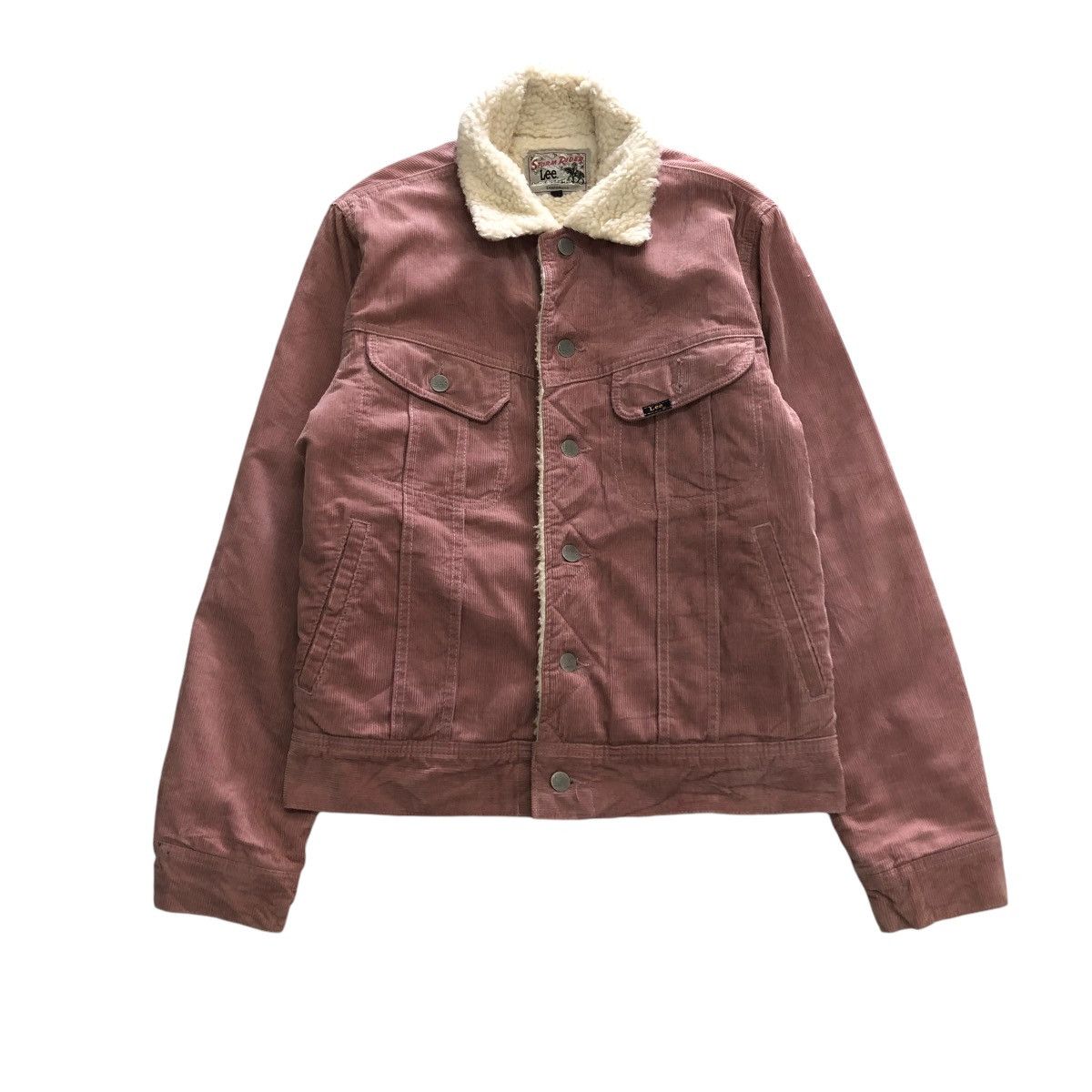 Japanese Brand 🔥VTG BIKER TRUCKER JACKET SHERPA LINING LEE STORM RIDER Size US M / EU 48-50 / 2 - 1 Thumbnail