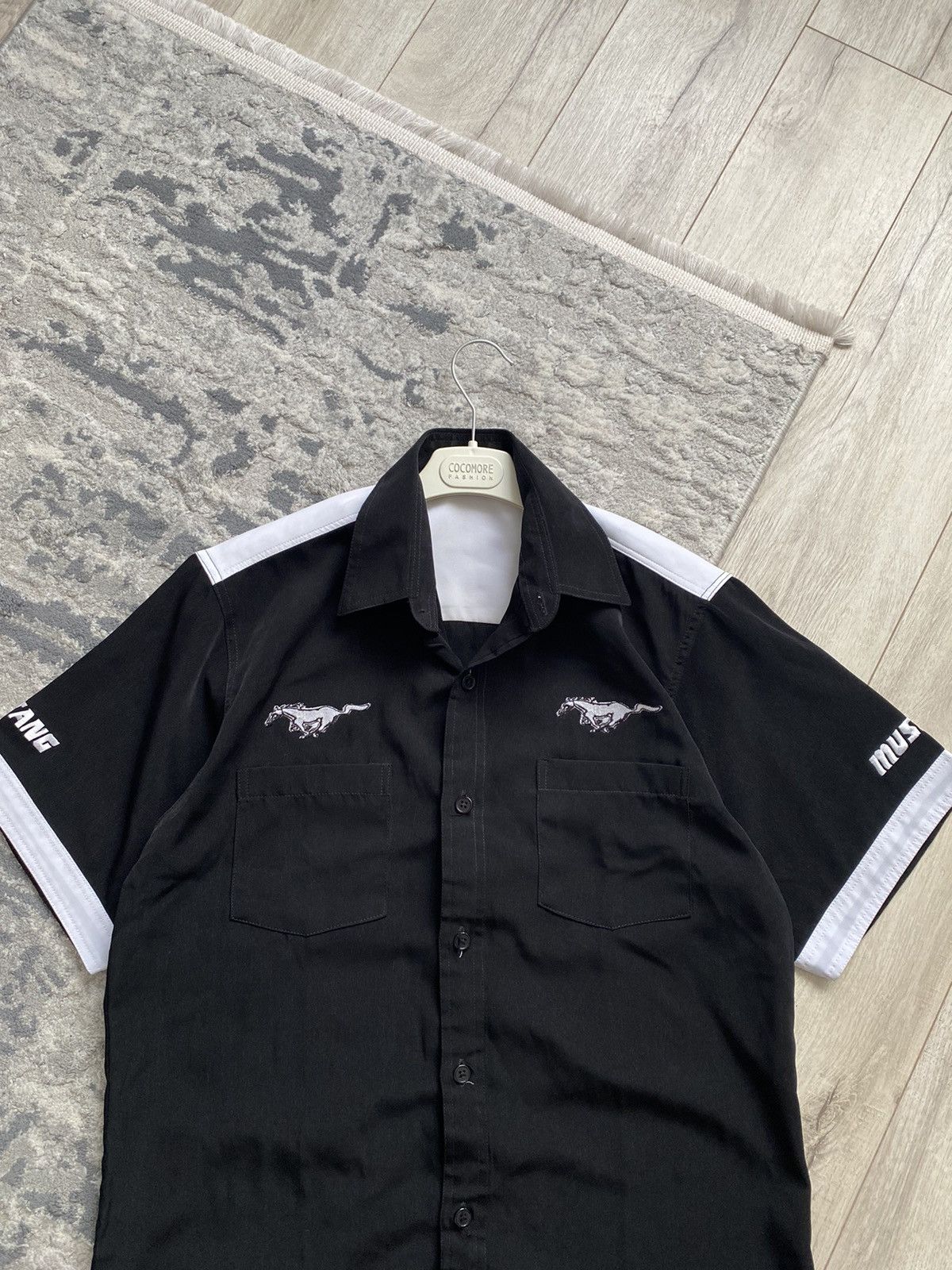 NASCAR Vintage Mustang GT Ford Racing NASCAR Big Logo Shirt 2000s Size US M / EU 48-50 / 2 - 4 Thumbnail