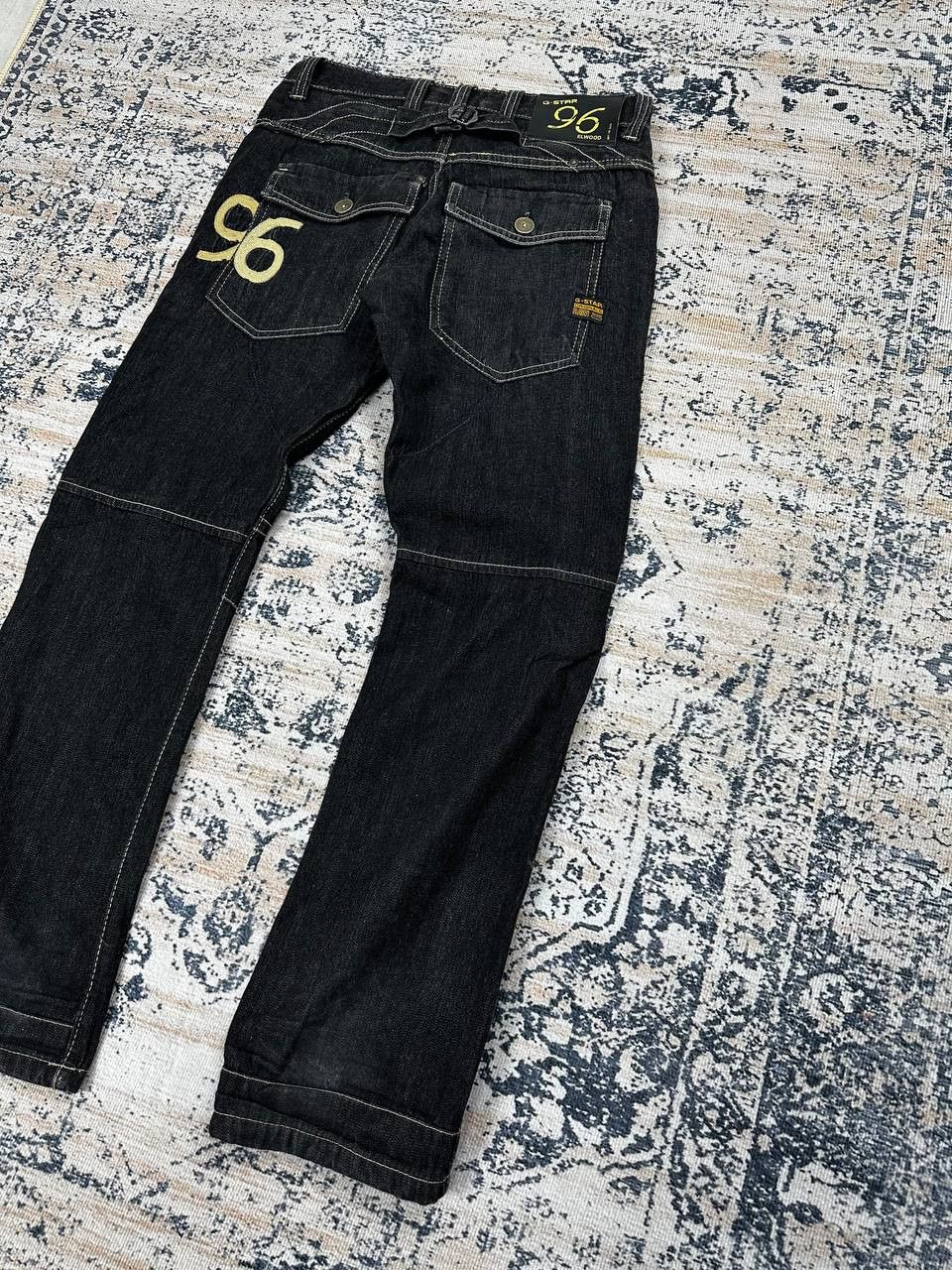 G-Star G Star Raw Mens Denim Pants Biker Jeans 96 Arc Size US 30 / EU 46 - 10 Thumbnail