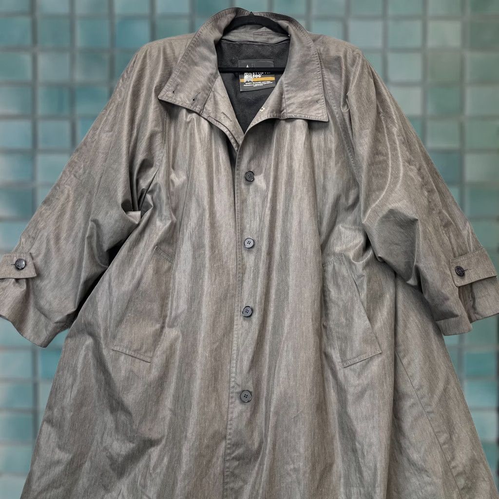 London Fog VTG London Fog Coat Women 12R Gray Trench Jacket Wool Blend USA Water Resistant Fashion Size XL / US 12-14 / IT 48-50 - 1 Thumbnail