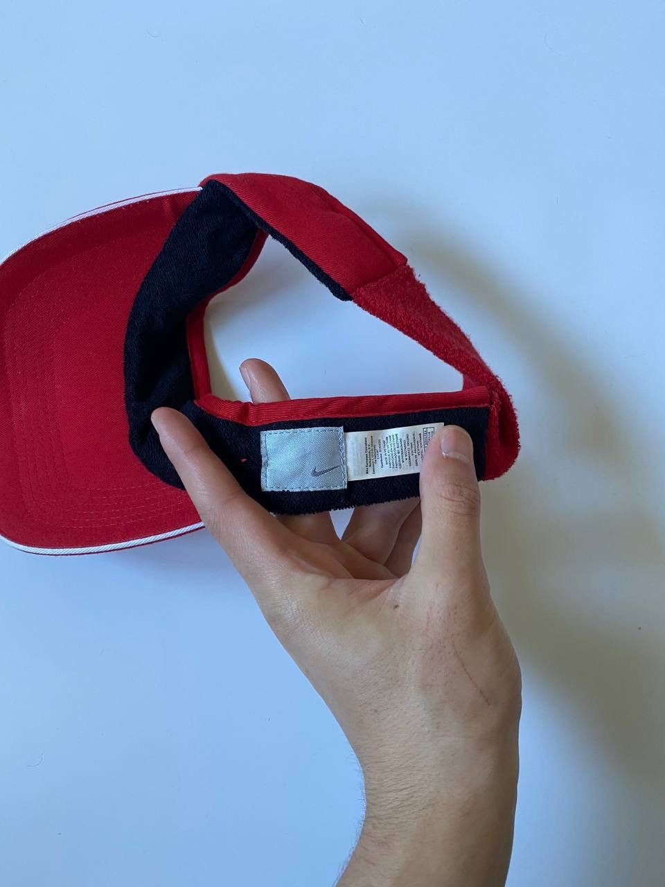 Nike Vintage Tennis Cap Nike 90’s Y2K drill Visor OS Size ONE SIZE - 3 Thumbnail