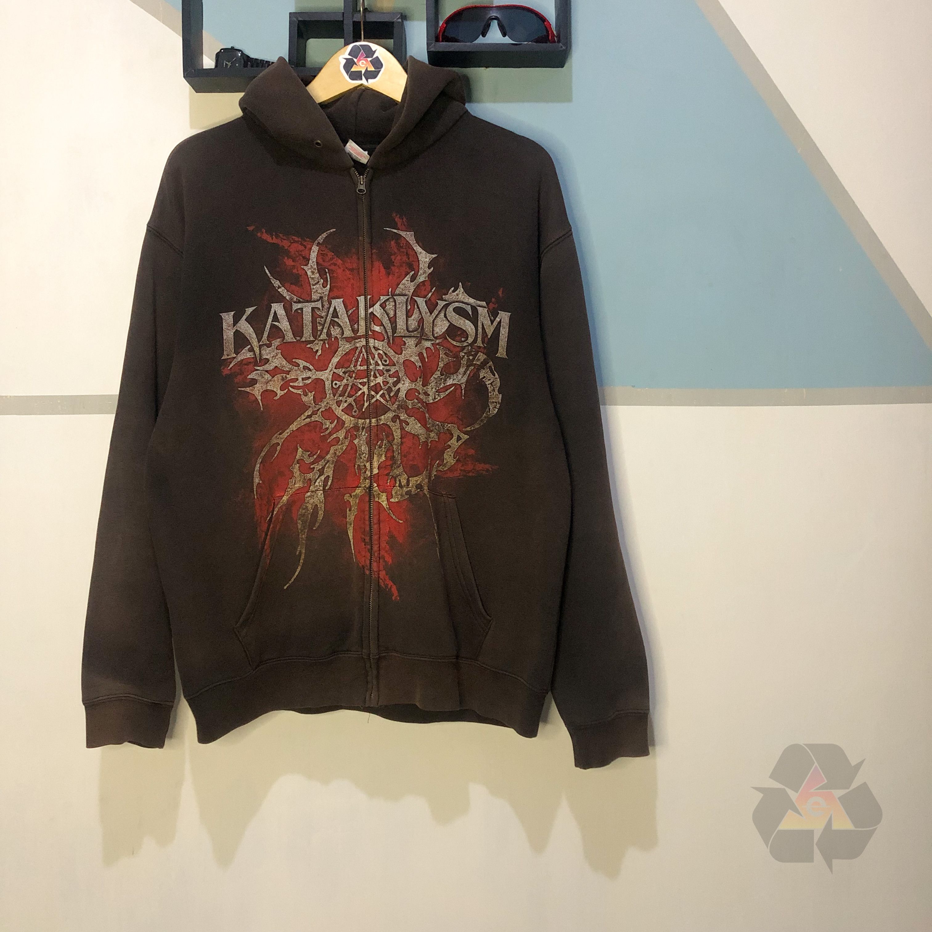 Band Tees Vintage Kataklysm Push The Venom Y2K Zip Hoodie Size US L / EU 52-54 / 3 - 1 Thumbnail