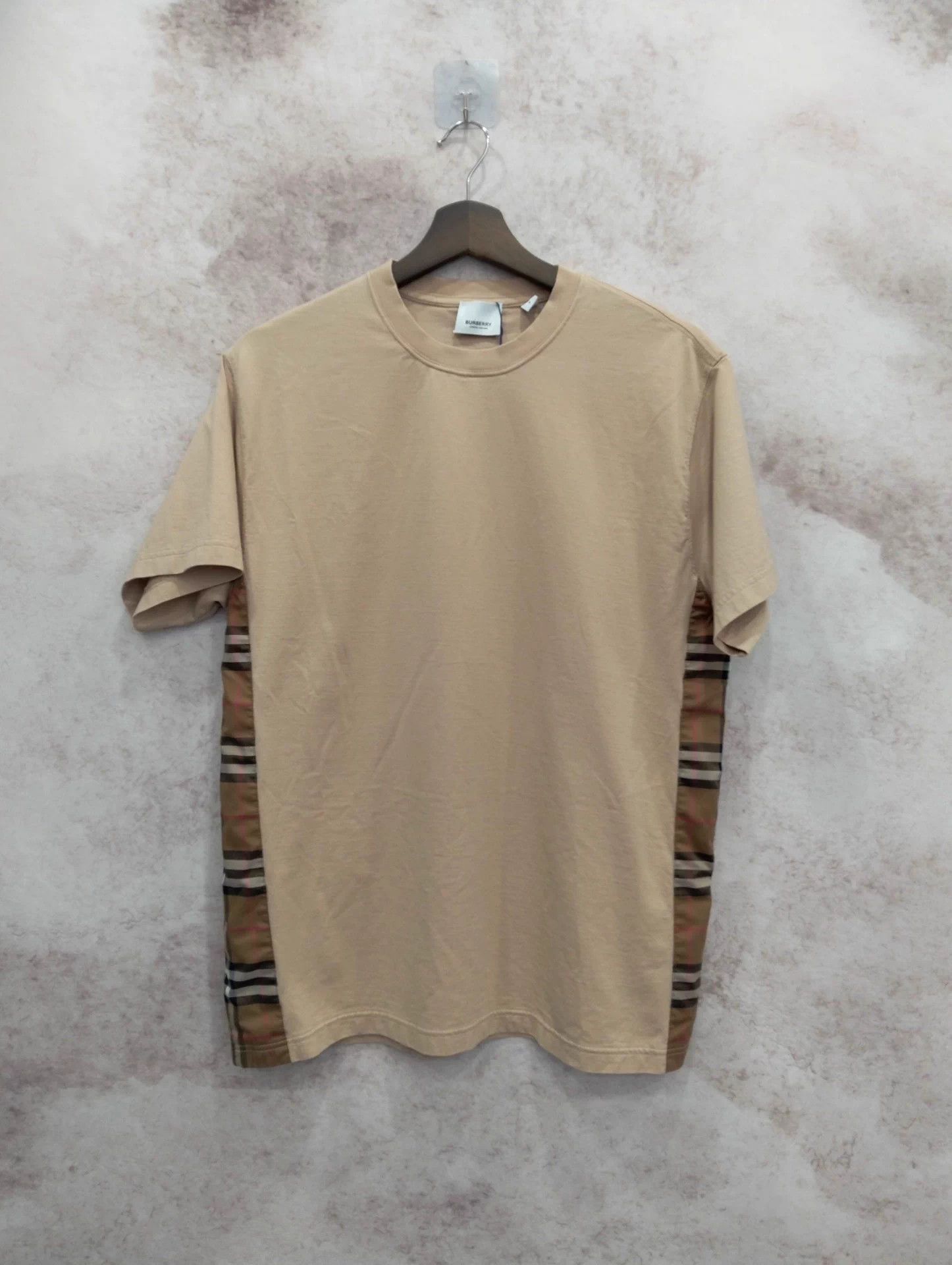 Burberry Burberry Check side short sleeve T-Shirt S Size US S / EU 44-46 / 1 - 1 Thumbnail